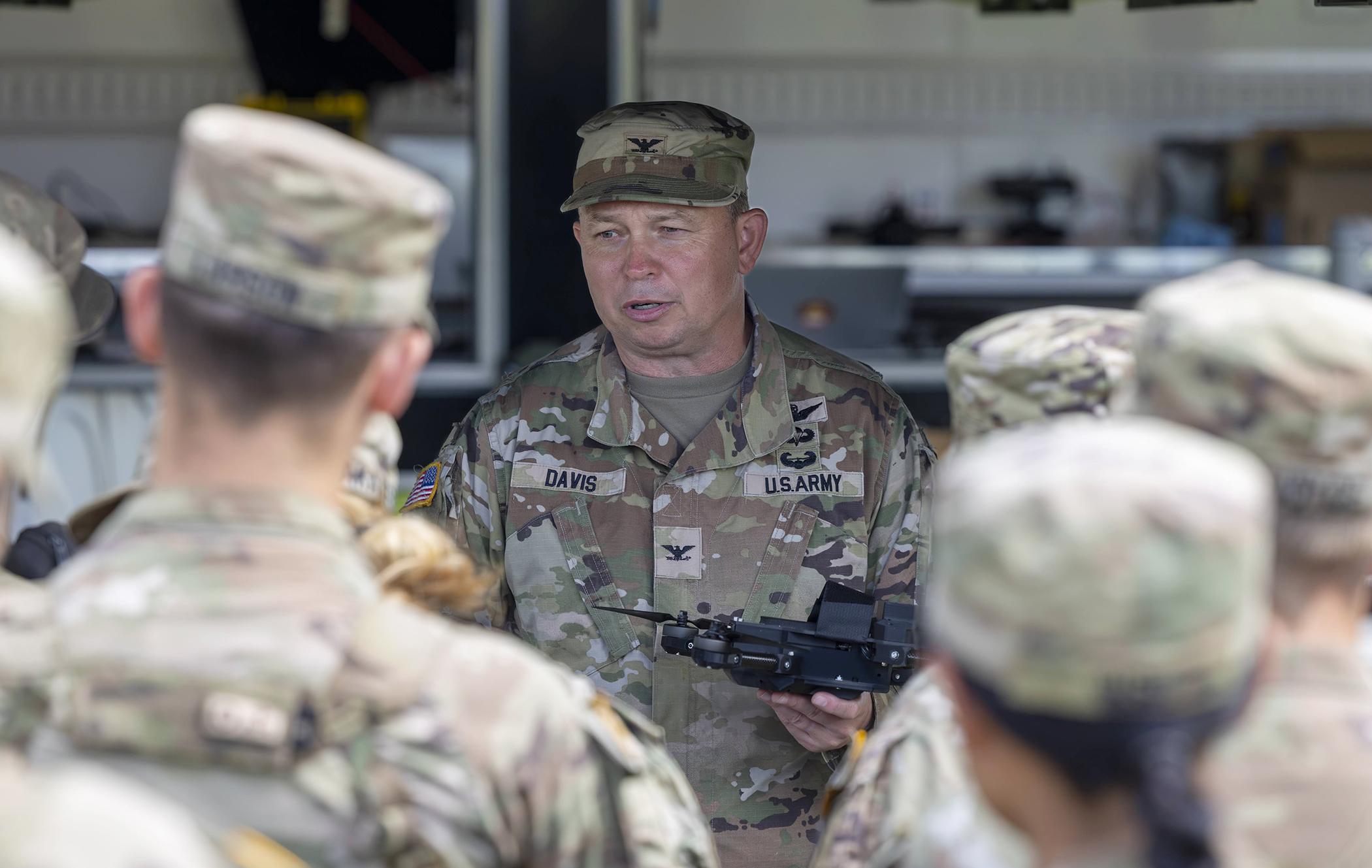 Using drones at the U.S. Military Academy has been imperative to stay at the forefront of these technologies through field training application, classroom instruction, drone construction to prepare cadets for what awaits them when they graduate and transition into their Army units as young leaders.  (Photo by Christopher Hennen/USMA PAO-VI)