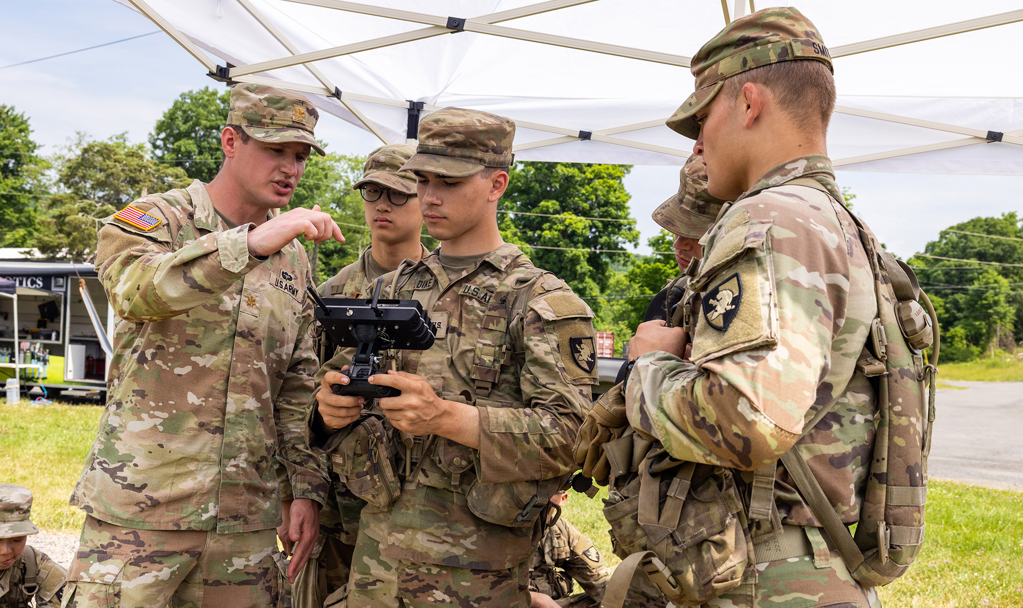 Using drones at the U.S. Military Academy has been imperative to stay at the forefront of these technologies through field training application, classroom instruction, drone construction to prepare cadets for what awaits them when they graduate and transition into their Army units as young leaders.  (Photo by Eric S. Bartelt/USMA PAO-VI)