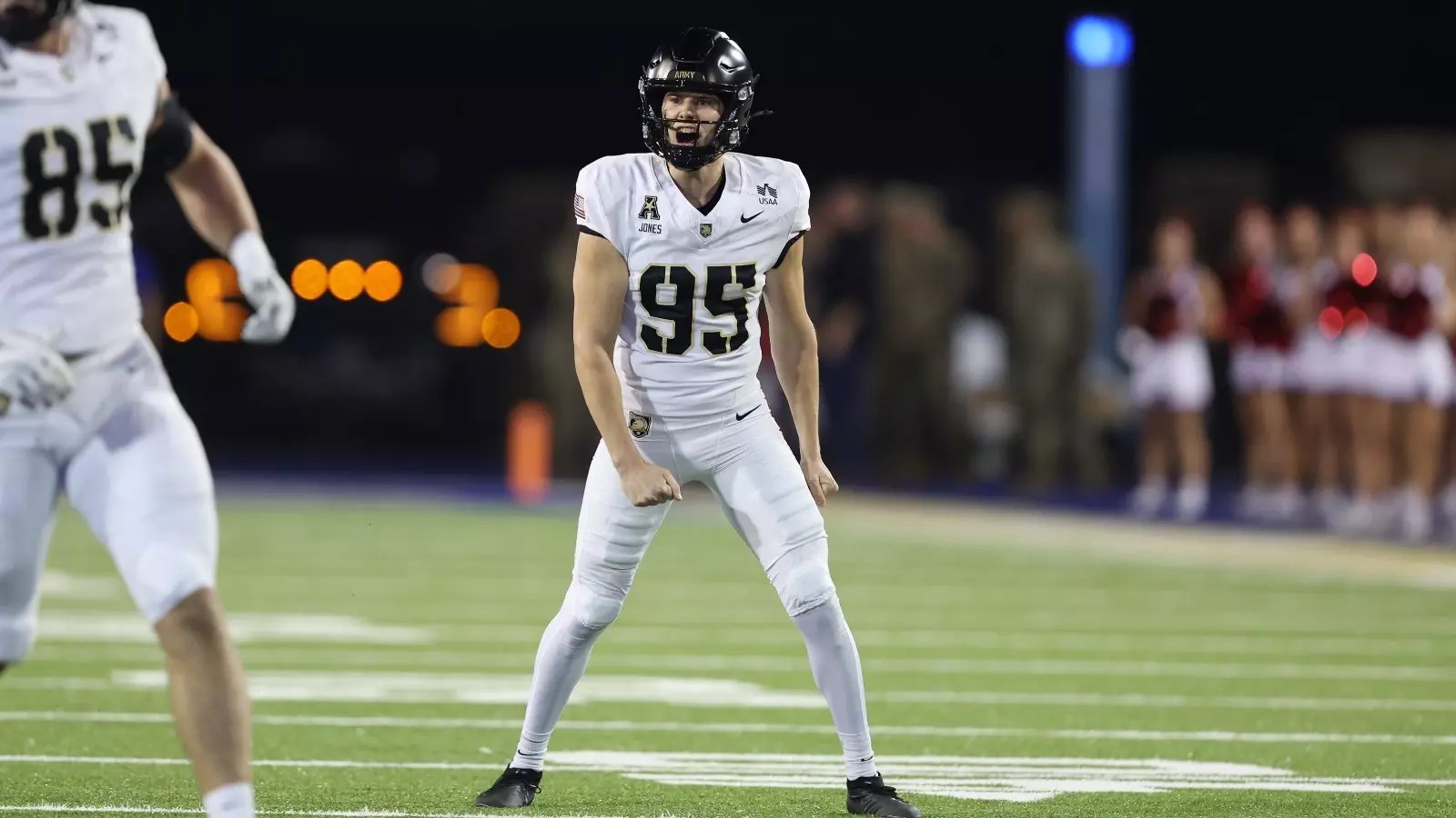 Dawson Jones booted a 50-yard field goal as time expired to lift Army West Point Football to a 38-35 victory over Tulsa on Oct. 23 at H.A. Chapman Stadium in Tulsa, Oklahoma.