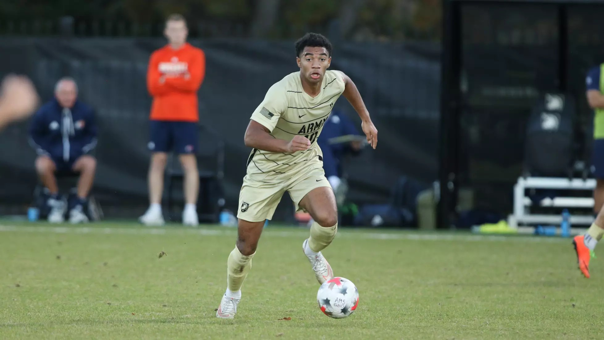 Army Men's Soccer came out victorious 2-1 against Bucknell on Oct. 25 at Malek Stadium at Clinton Field. With the Senior Day win Army moves to 2-8-3 on the season with a 1-6-0 mark in Patriot League play and moves Bucknell to 6-8-1 overall, with a 3-3-1 conference record.
