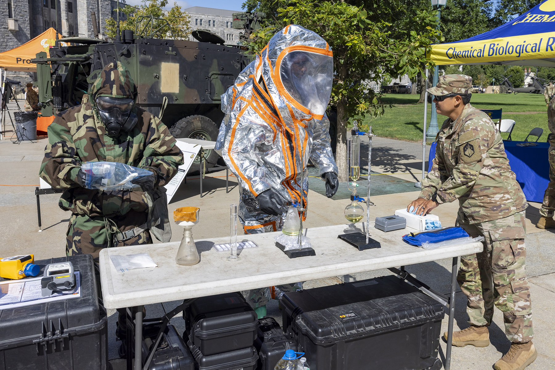 Representatives from 16 U.S. Army branches spanning operations, operations support, force sustainment, information and health services gave U.S. Military Academy cadets a glimpse into what they may encounter after graduation and commissioning during Branch Week, Aug. 24-28 at West Point.  (Photo by Kyle Osterhoudt/USMA PAO-VI)
