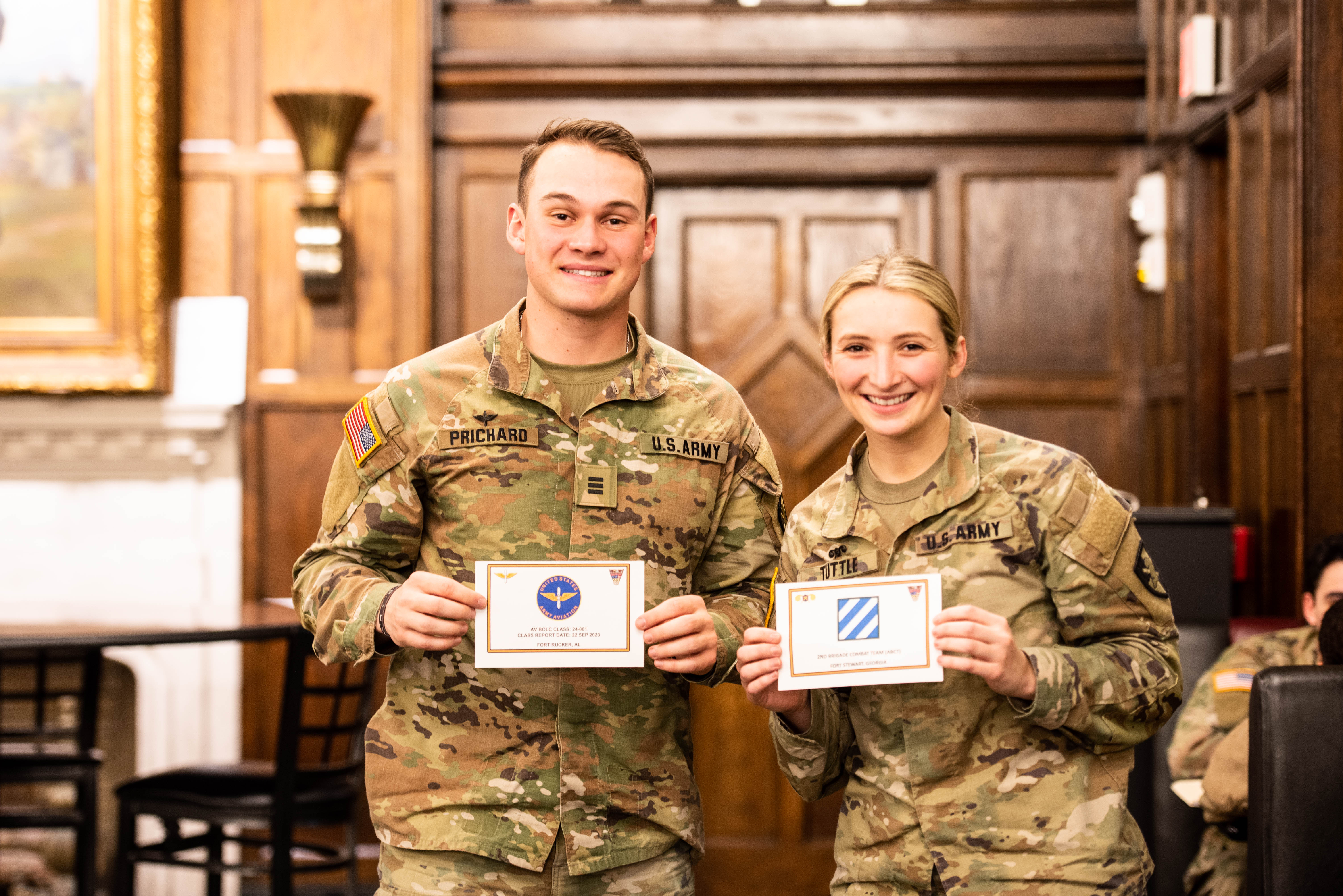 The Class of 2023 Cadets gathered at various locations to choose their first Army duty station during the annual Post Night event on Feb. 28 at the U.S. Military Academy.  The staff and faculty in the Department of Military Instruction organized Post Night using a draft-style posting process based on the USMA order of merit list, allowing cadets to select their duty station and Basic Officer Leader Course based on where they rank from highest to lowest on the OML.