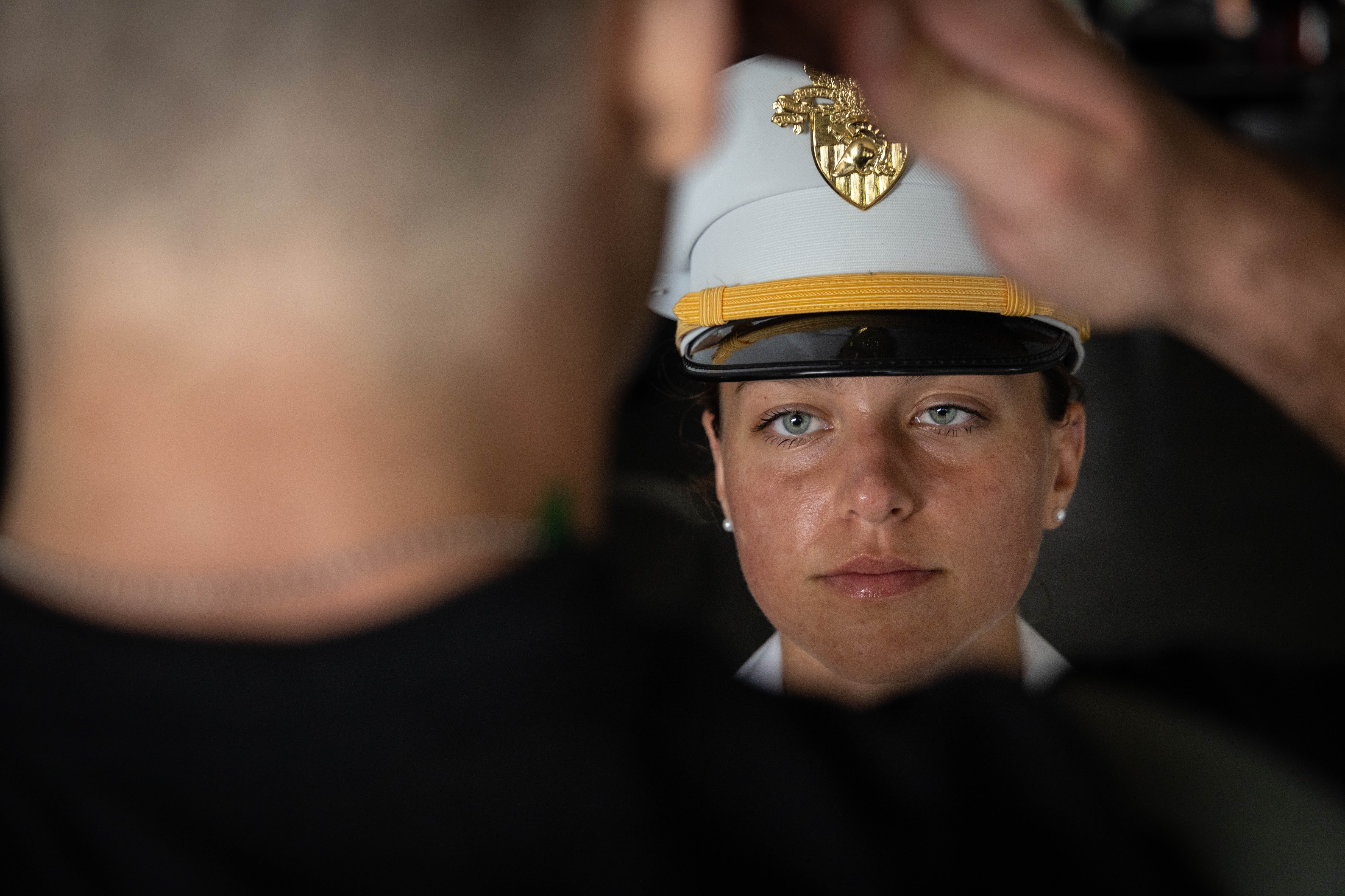 The New Class of 2027 kickstarted their day by enduring trials and obstacles and adapting to West Point culture as the cadet cadre guided them through multiple stages that brought them closer to becoming new cadets during Reception Day on June 26 at the U.S. Military Academy. Photo by Michelle Matos/ USMA PAO-VI
