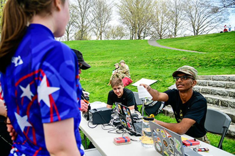 The event was organized and operated by cadets from the West Point Orienteering Club.