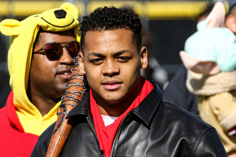 Every semester, U.S. Military Academy cadets continue the tradition of the Social Sciences Run by finding creative, unusual and comedic ways of turning in their SOSH papers when they are due. On April 11, costumed cadets dashed, walked, carted, strolled or were carried in a parade of amusement before a cheering crowd of cadets through Central Area to their final destination at Lincoln Hall to meet their deadline. The SOSH paper, which is the signature writing assignment in the required