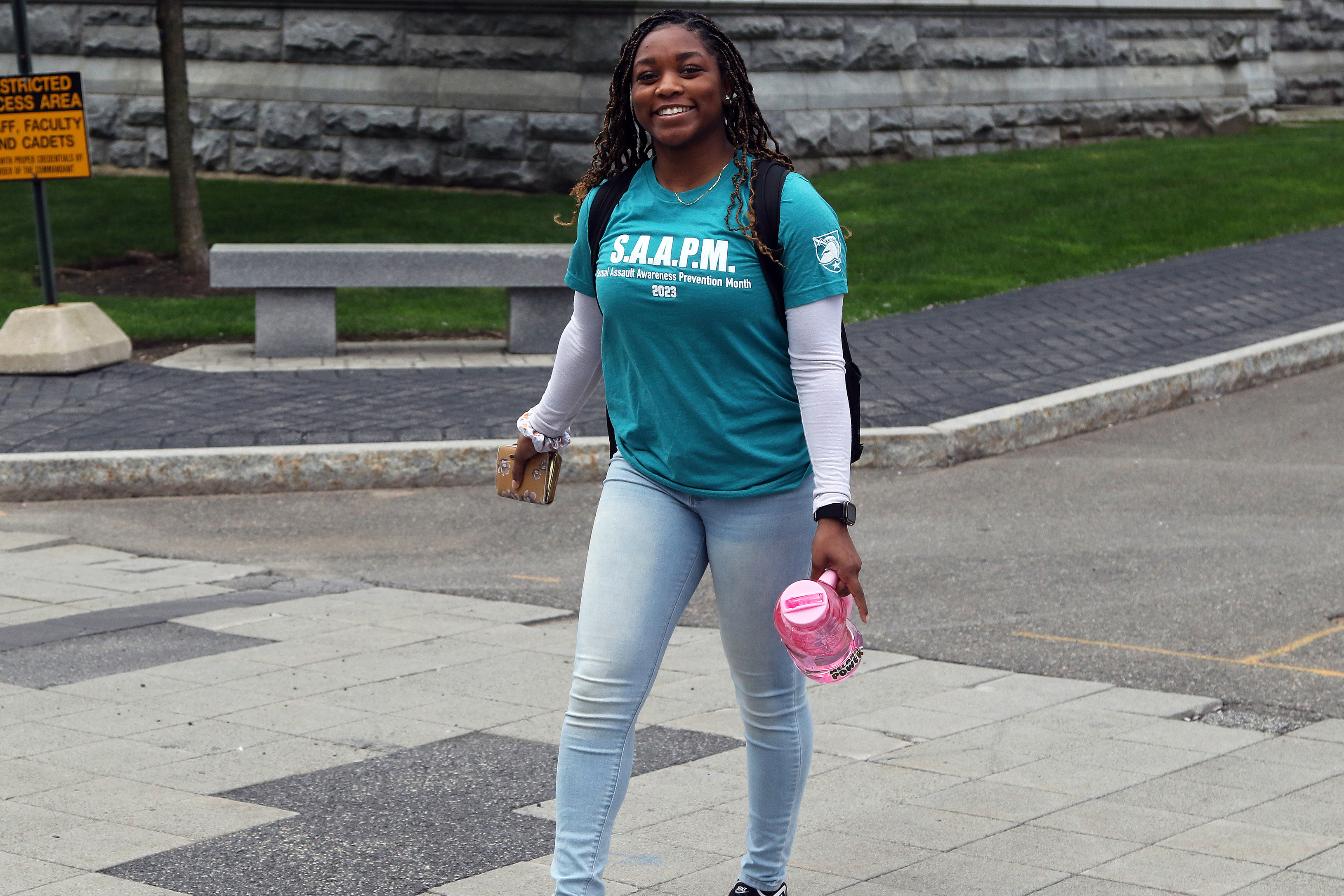 The U.S. Military Academy observed Sexual Assault Awareness and Prevention Month (SAAPM) on April 26. April is recognized as SAAPM, and this year the Army’s theme for its campaign is “Intervene. We Are a Team: There is US in TrUSt. Can They Trust in You?” Each year, West Point dedicates a day in April to SAAPM with the “Walk-A-Mile” event to help bring light to reducing sexual harassment and sexual assault numbers by reminding the community that it is prevalent and something to take seriously to prevent. 