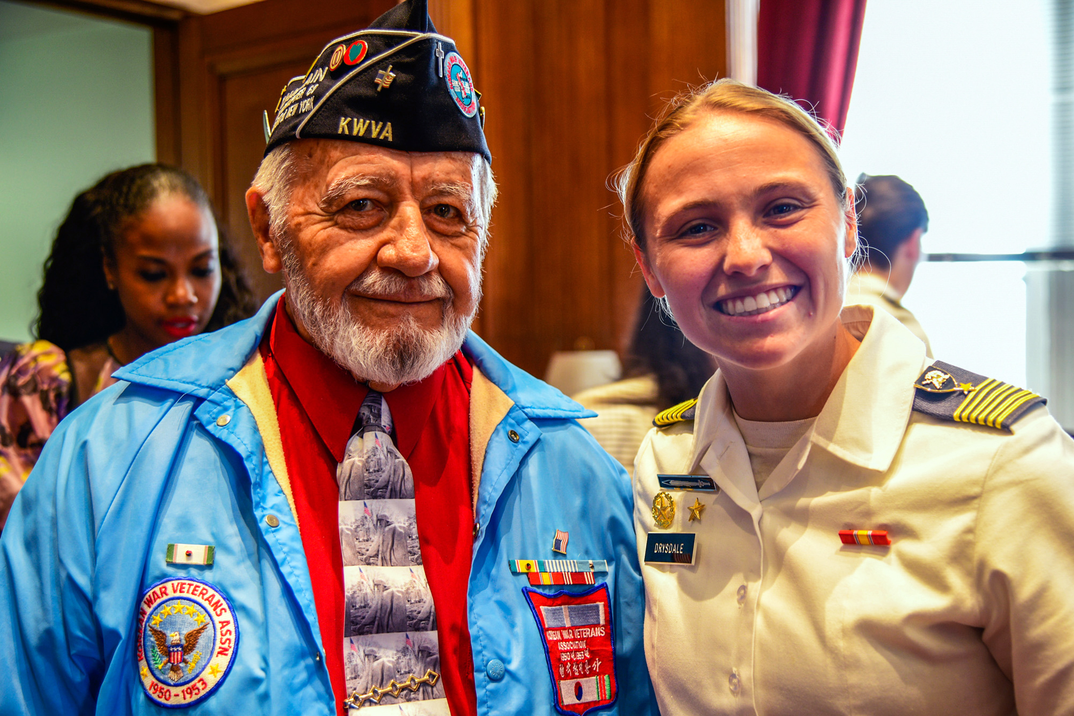 The State of New York honored members of the U.S. Military Academy during the 71st annual West Point Day in Albany on April 24.   The New York State Legislature has conducted this yearly proclamation since 1952.   The attendees included the 61st Superintendent of USMA, Lt. Gen Steven W. Gilland, the Cadet First Captain Lauren Drysdale, USMA staff members, a USMA chaplain and 11 native New York State cadets.   (Photo by Sgt. 1st Class Luisito Brooks/USMA PAO)