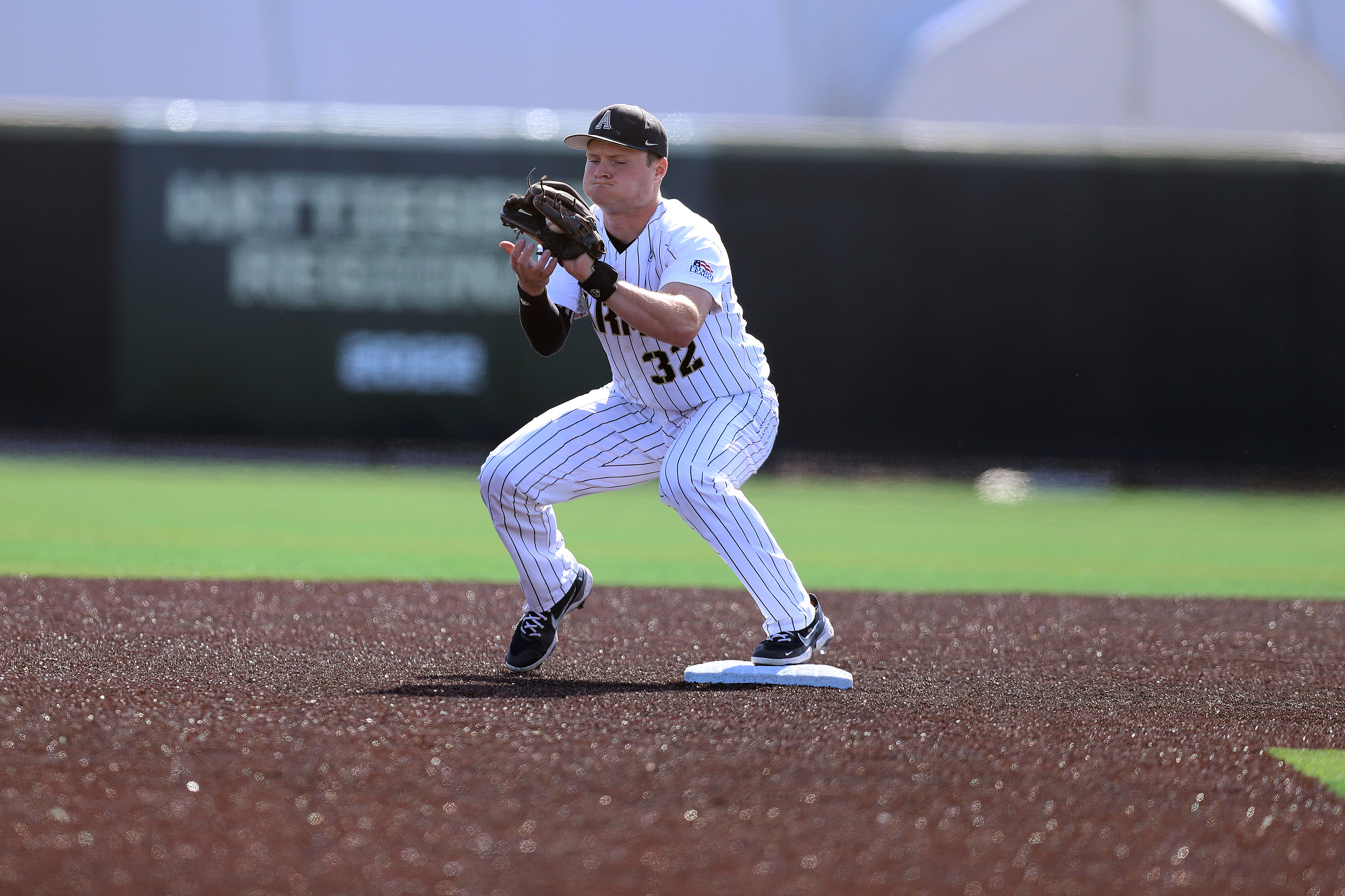 The Army West Point baseball team (15-12, 6-2 PL) defeated the Navy Midshipmen (14-15, 7-5, PL) 2-1 in Game 1 of April 3's doubleheader. Army's Addison Ainsworth secured the win for the Black Knights with a walk-off double in the bottom of the 10th inning. In Game 2, the Black Knights defeated the Midshipmen 5-0. Sam Ruta went 2-for-3, while scoring a run, three RBIs, a three-run home run and a double.   (Photo by Mady Salvani/Army Athletic Communications)
