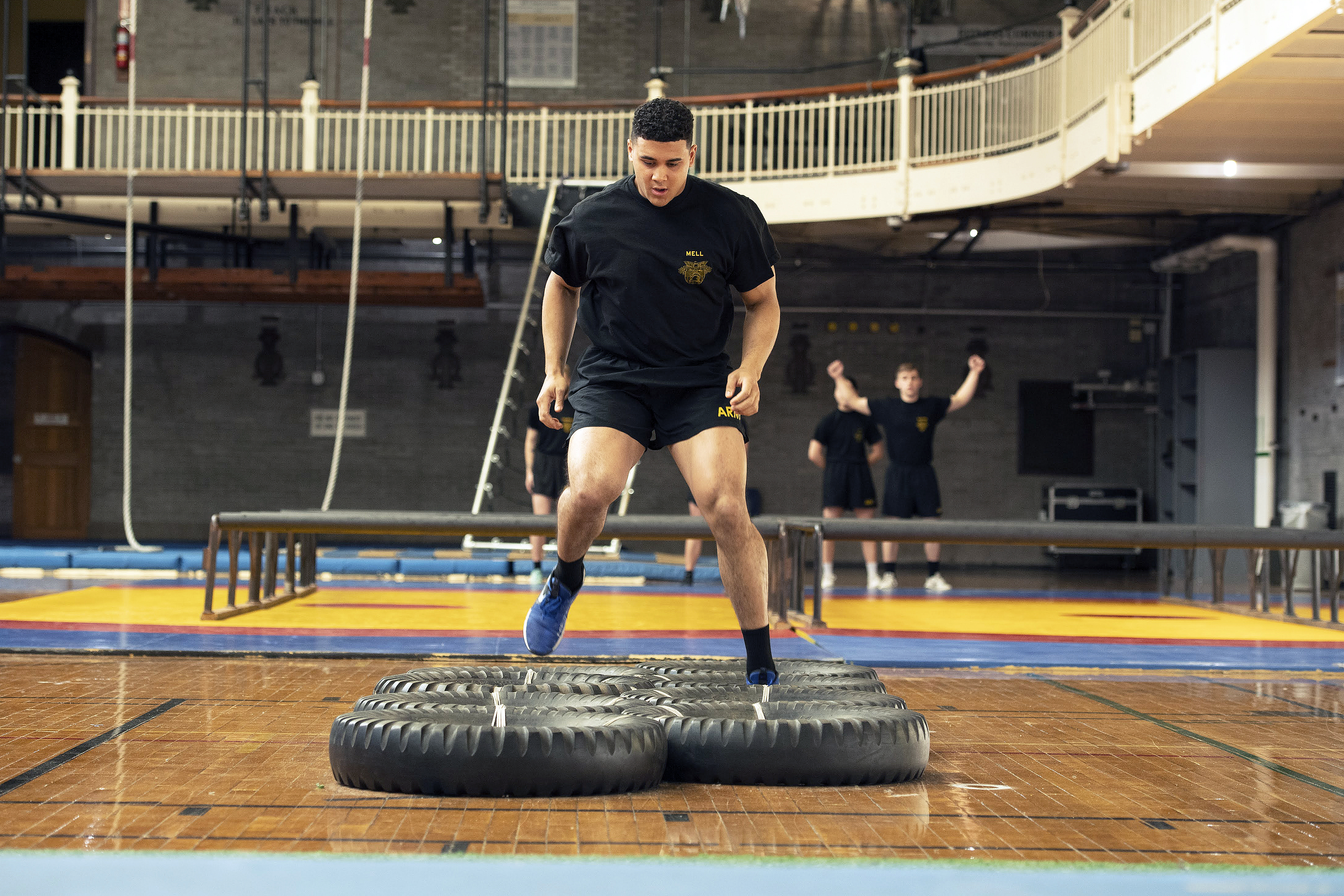 The U.S. Military Academy hosted the 62nd annual Conference of Service Academy Superintendents (COSAS) from April 2-5 to enable constructive collaboration and shared understanding of operational and strategic challenges common to the five service academy programs. Leadership from the U.S. Naval Academy, U.S. Air Force Academy, U.S. Coast Guard Academy and the U.S. Merchant Marine Academy attended the four-day COSAS event at West Point.   (Photo by John Pellino/USMA PAO)