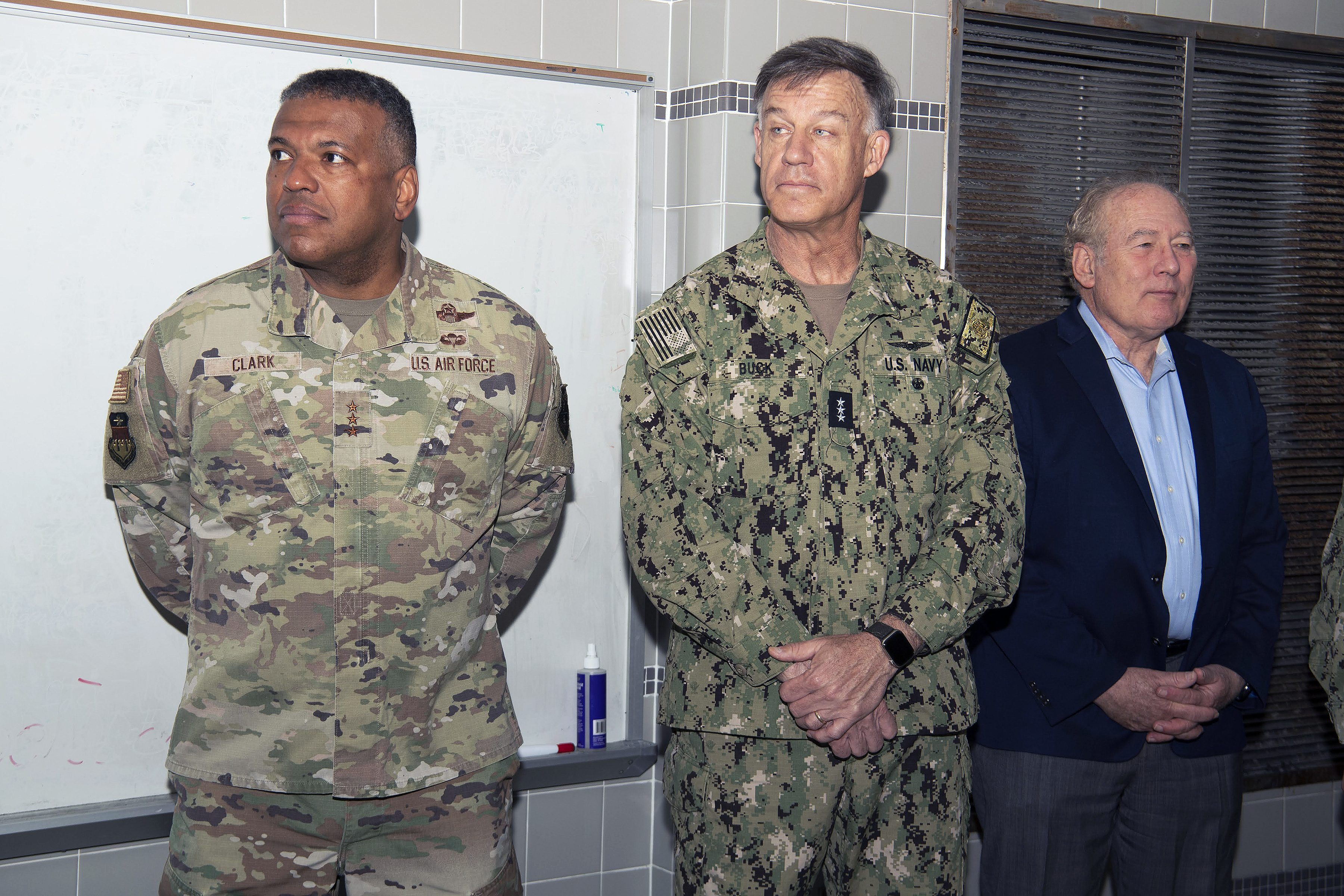 The U.S. Military Academy hosted the 62nd annual Conference of Service Academy Superintendents (COSAS) from April 2-5 to enable constructive collaboration and shared understanding of operational and strategic challenges common to the five service academy programs. Leadership from the U.S. Naval Academy, U.S. Air Force Academy, U.S. Coast Guard Academy and the U.S. Merchant Marine Academy attended the four-day COSAS event at West Point.   (Photo by John Pellino/USMA PAO)