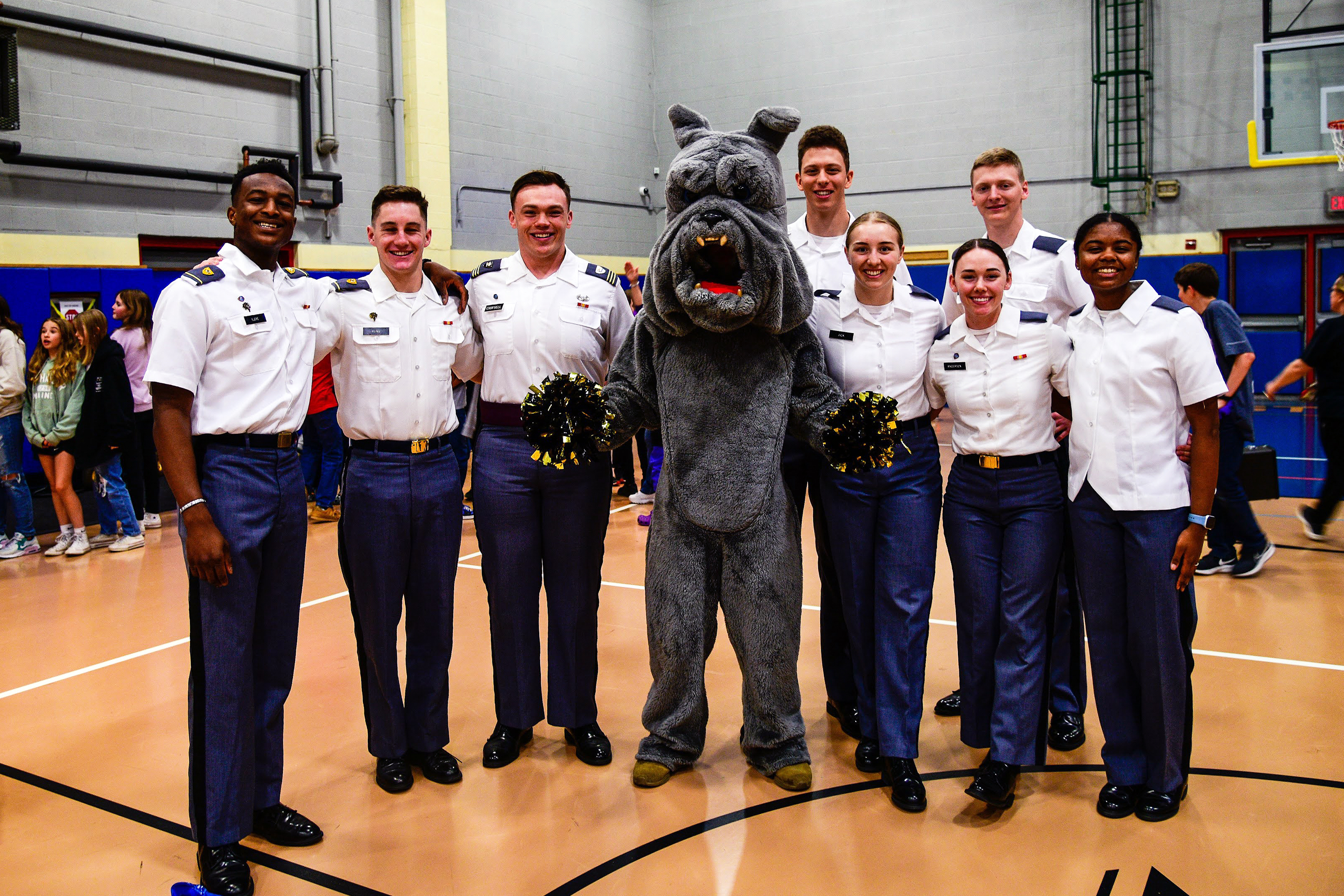 The West Point Middle School's military and military-connected scholars celebrated the Month of the Military Child on April 19 at the Middle School and Teen Program Center at West Point.   (Photo by Sgt. 1st Class Luisito Brooks/USMA PAO)