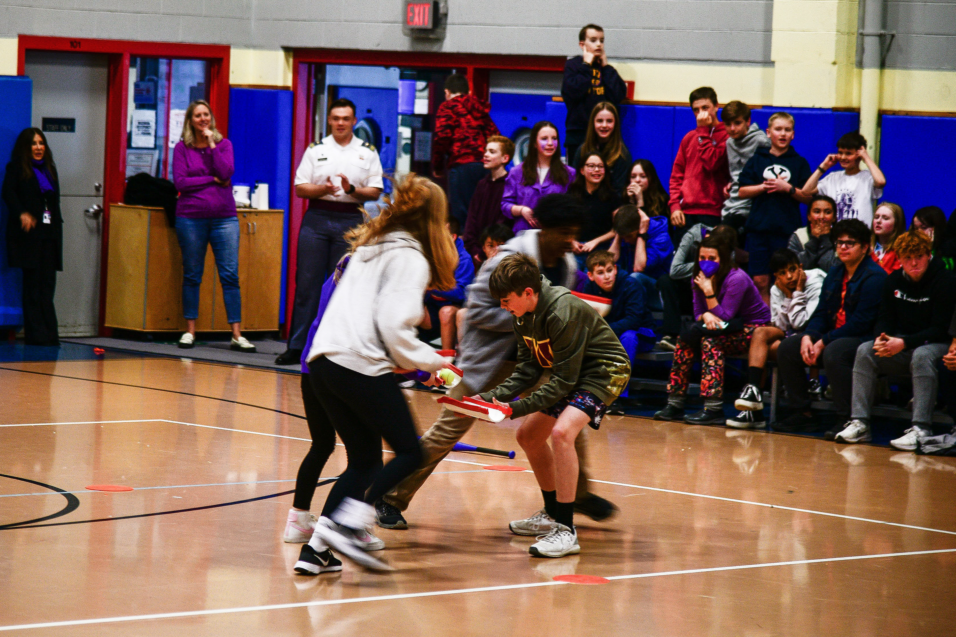 The West Point Middle School's military and military-connected scholars celebrated the Month of the Military Child on April 19 at the Middle School and Teen Program Center at West Point.   (Photo by Sgt. 1st Class Luisito Brooks/USMA PAO)
