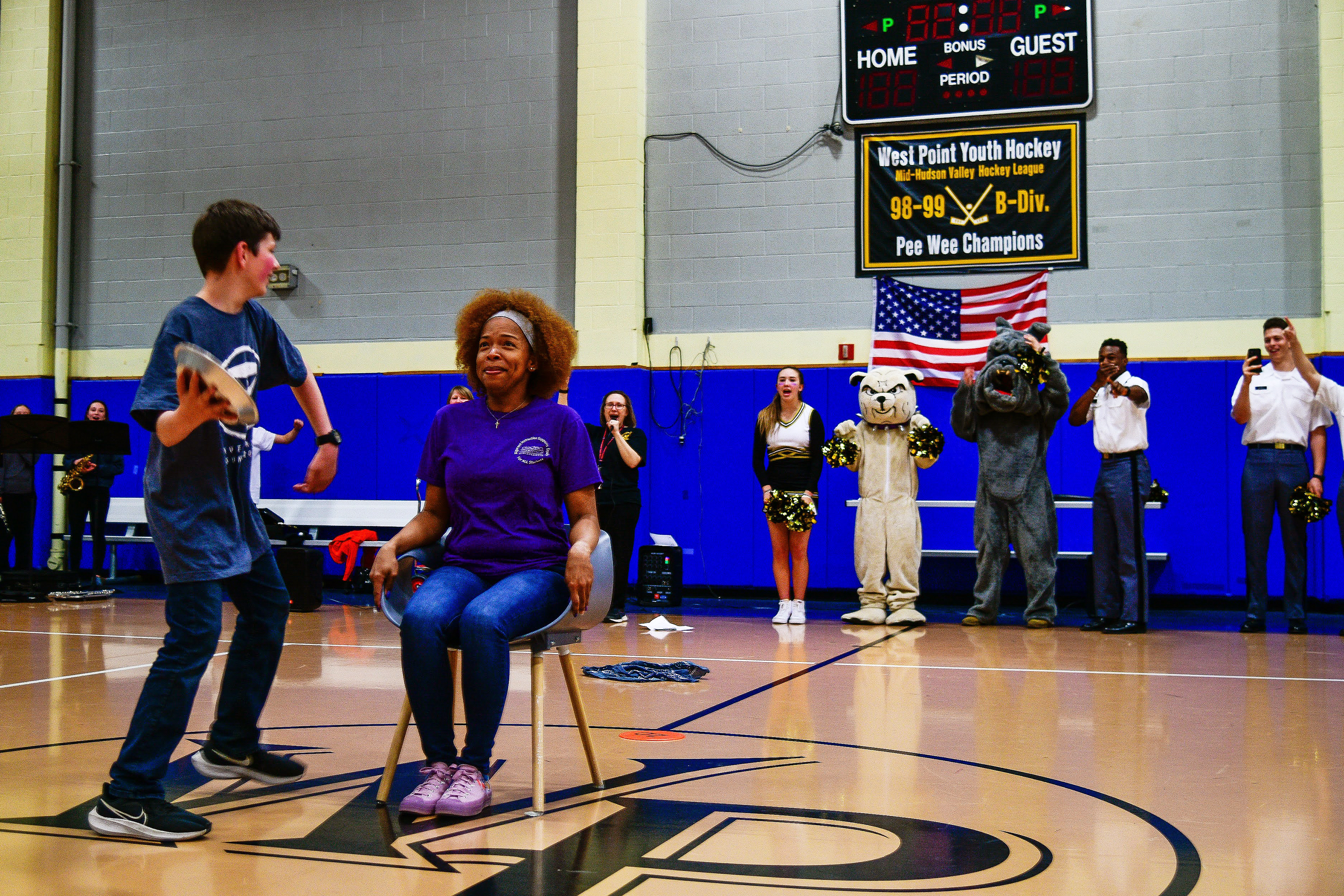The West Point Middle School's military and military-connected scholars celebrated the Month of the Military Child on April 19 at the Middle School and Teen Program Center at West Point.   (Photo by Sgt. 1st Class Luisito Brooks/USMA PAO)