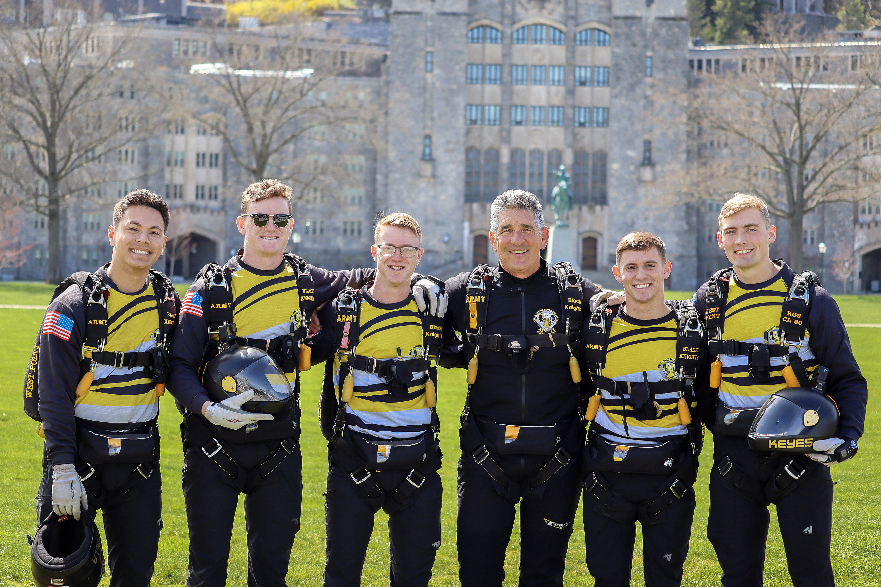 For the first time since 2019, the U.S. Military Academy will host the Inter-Service Academy Parachute Competition on April 14 from 4-6 p.m. and on April 15 from 9-6 p.m. at the U.S. Military Academy parade field. Watch cadets and midshipmen jump out of Lakota helicopters and soar through the air high above The Plain. USMA, the U.S. Naval Academy and the U.S. Air Force Academy parachute teams will face each other in the skies to compete in sport accuracy, four-way formations and six-way formations out of