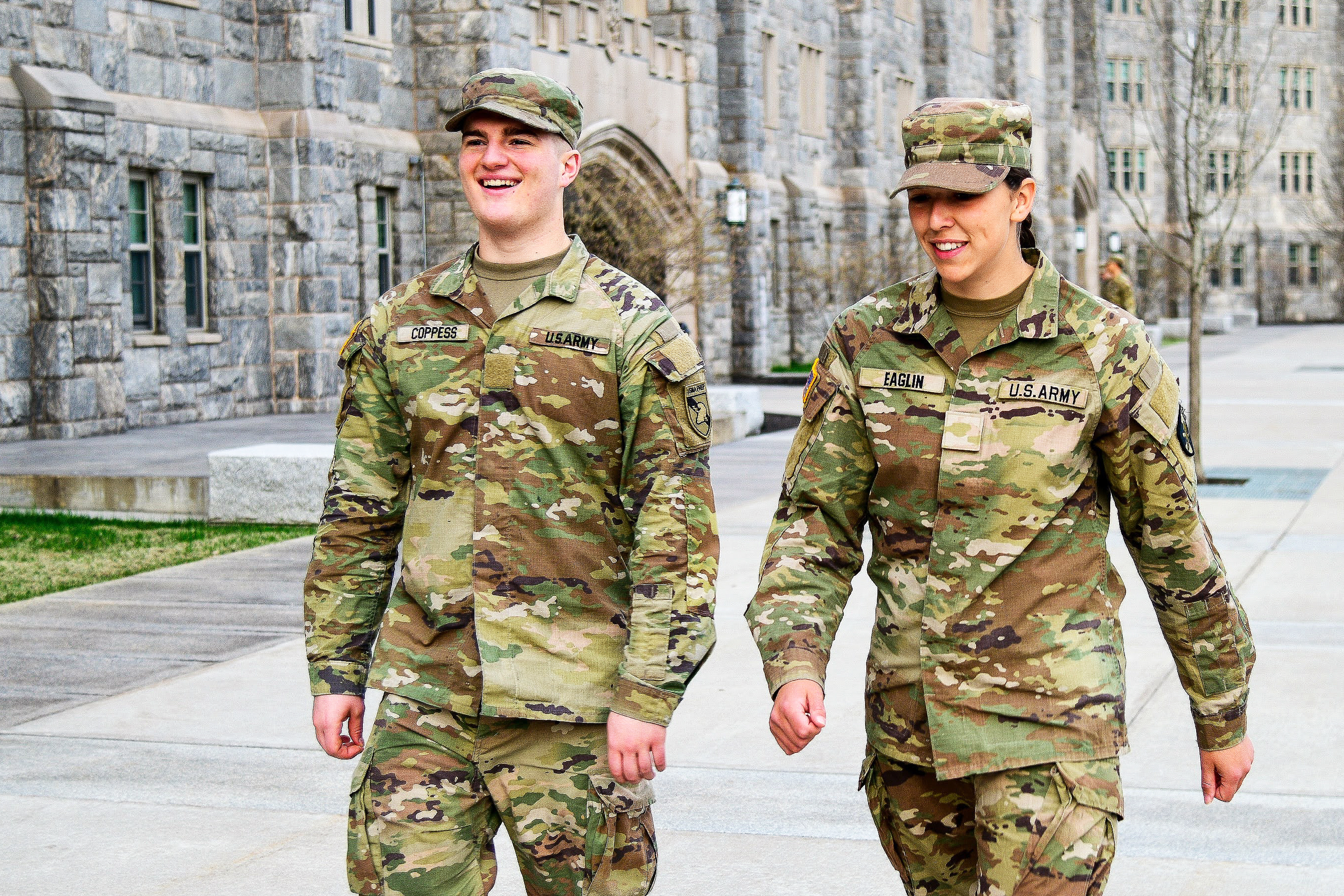 Cadet candidates from the U.S. Military Academy Preparatory School spent the day following U.S. Military Academy cadets during the “Shadow a Cadet Day” April 12 at West Point. The purpose of the event is to increase motivation, develop an understanding and expose cadet candidates to their future opportunities at USMA.   (Photo by Sgt. 1st Class Luisito Brooks/USMA PAO)