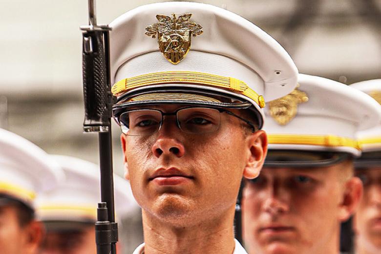 Commandant of the Corps of Cadets, Brig. Gen. Mark Quander (below), and the Corps of Cadets welcome the Class of 2025 to the ranks during the Acceptance Day Parade at West Point Saturday.