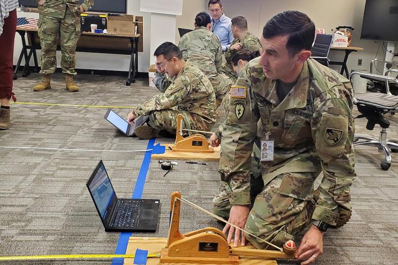 For two weeks this summer, the Department of Systems Engineering hosted West Point’s first U.S. Army Lean Six Sigma (LSS) Black Belt course. Eighteen Army noncommissioned officers, Army officers and Department of the Army civilians traveled in person to complete the valuable and highly sought-after training led by primary LSS Instructor, Lt. Col. James Enos, Master Black Belt candidate and U.S. Military Academy deployment director, as well as LSS Instructor Sgt. Maj. Jeremy Schlegel, Master Blackbelt candid