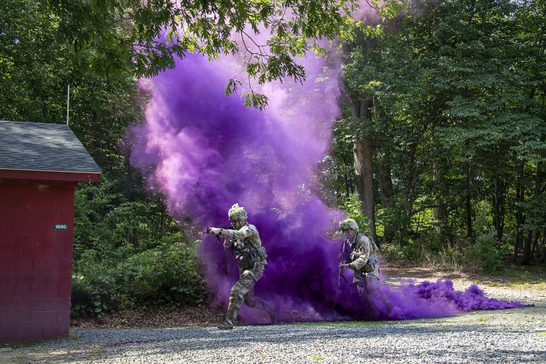 Cadets expanded their training in battlefield tactics through the use of unmanned aerial vehicles (drones)  and other conventional tactics during CLDT July 26-28.  Photo Christopher Hennen/USMA PAO
