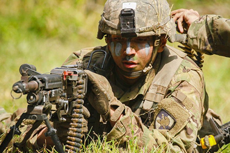 Cadets expanded their training in battlefield tactics through the use of unmanned aerial vehicles (drones)  and other conventional tactics during CLDT July 26-28.    (Photo by Jorge Garcia/PV)
