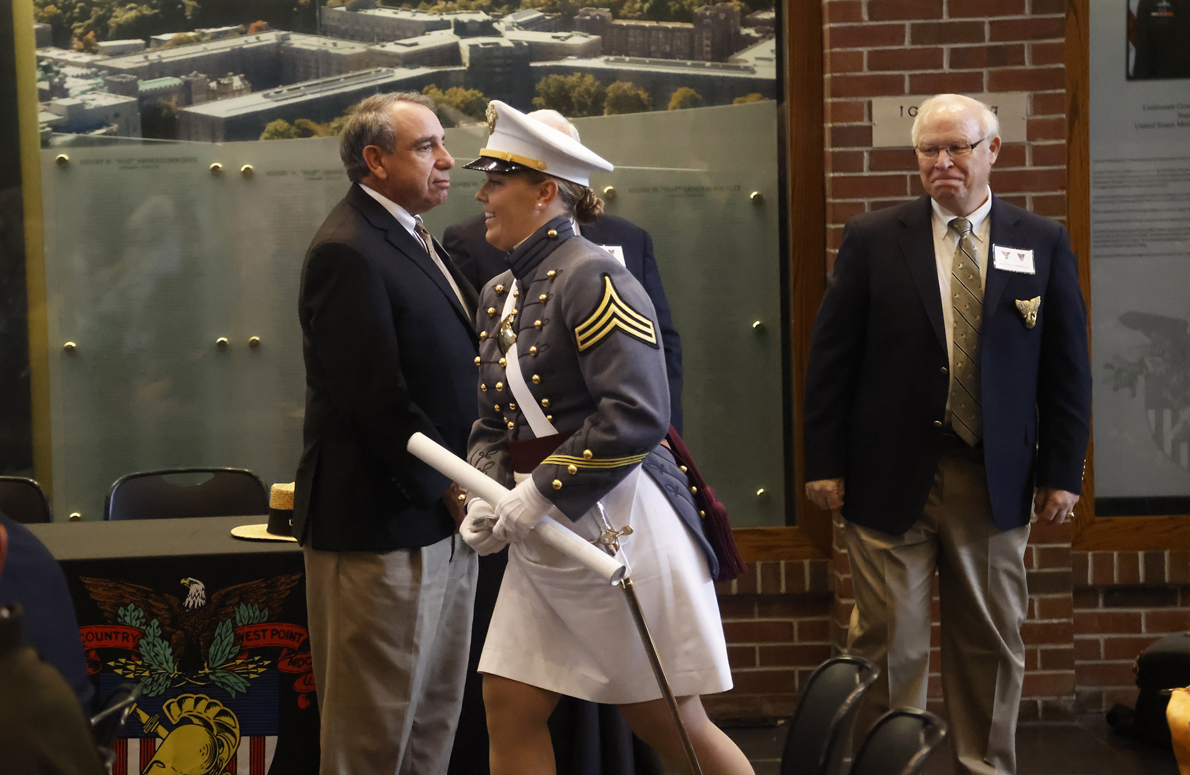 The U.S. Military Academy held an August Graduation and Commissioning Ceremony for seven members of the Class of 2023 at Crest Hall Aug. 3. USMA Superintendent Lt. Gen. Steven W. Gilland was the commencement speaker as Class of 2023 Cadets Miguel Aquino III, Vaughn Campbell, Armando Flores IV, William Foran, Owen Grile, Luke Hester and Madeleine Wilkes all received their diplomas. They all commissioned as officers and received their second lieutenant bars expect one graduate due to injury. Members of the US