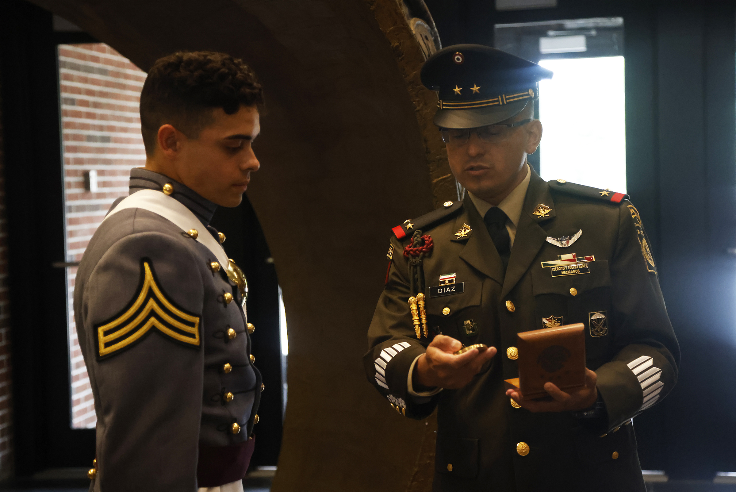 The U.S. Military Academy held an August Graduation and Commissioning Ceremony for seven members of the Class of 2023 at Crest Hall Aug. 3. USMA Superintendent Lt. Gen. Steven W. Gilland was the commencement speaker as Class of 2023 Cadets Miguel Aquino III, Vaughn Campbell, Armando Flores IV, William Foran, Owen Grile, Luke Hester and Madeleine Wilkes all received their diplomas. They all commissioned as officers and received their second lieutenant bars expect one graduate due to injury. Members of the US