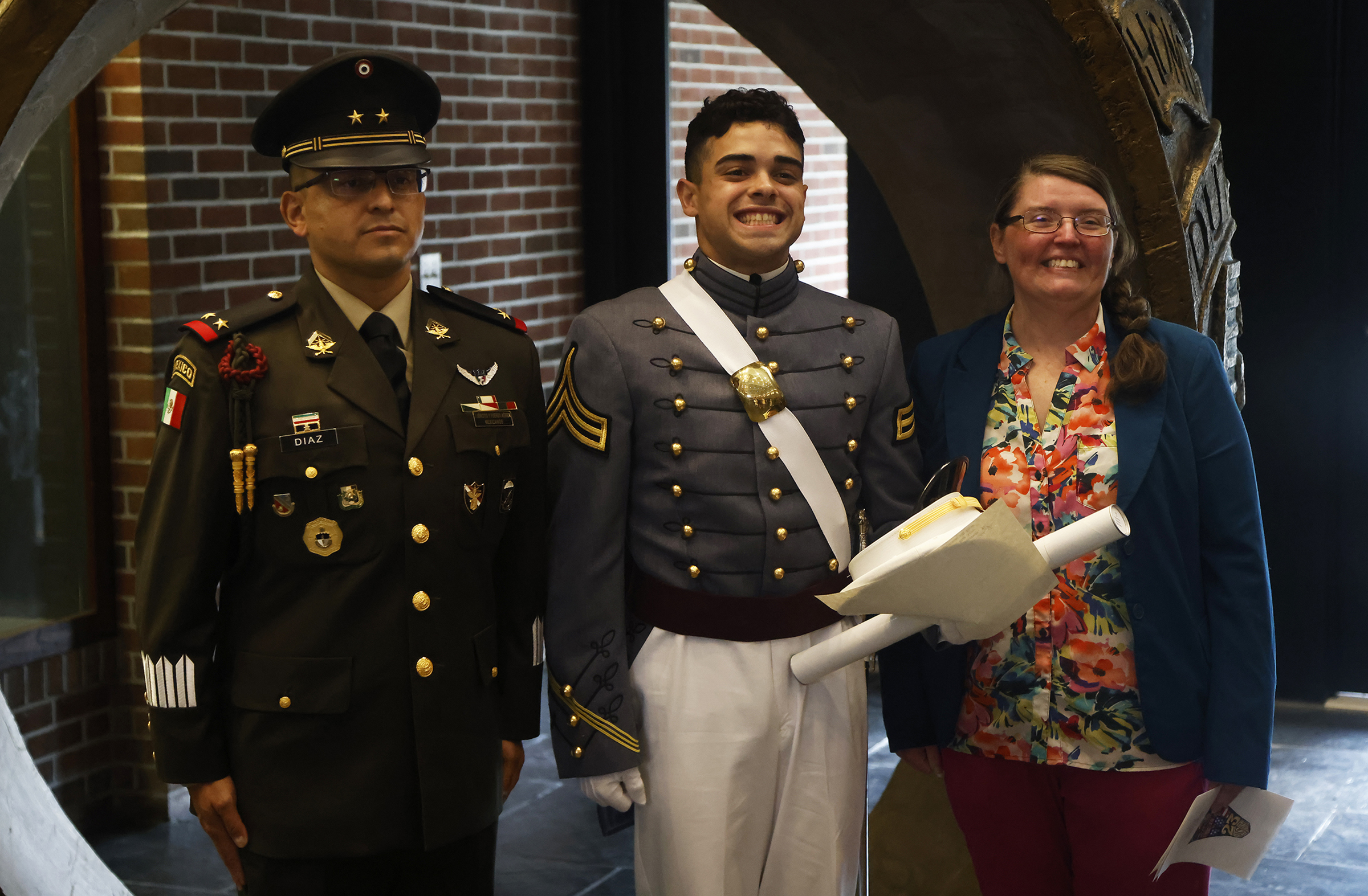 The U.S. Military Academy held an August Graduation and Commissioning Ceremony for seven members of the Class of 2023 at Crest Hall Aug. 3. USMA Superintendent Lt. Gen. Steven W. Gilland was the commencement speaker as Class of 2023 Cadets Miguel Aquino III, Vaughn Campbell, Armando Flores IV, William Foran, Owen Grile, Luke Hester and Madeleine Wilkes all received their diplomas. They all commissioned as officers and received their second lieutenant bars expect one graduate due to injury. Members of the US