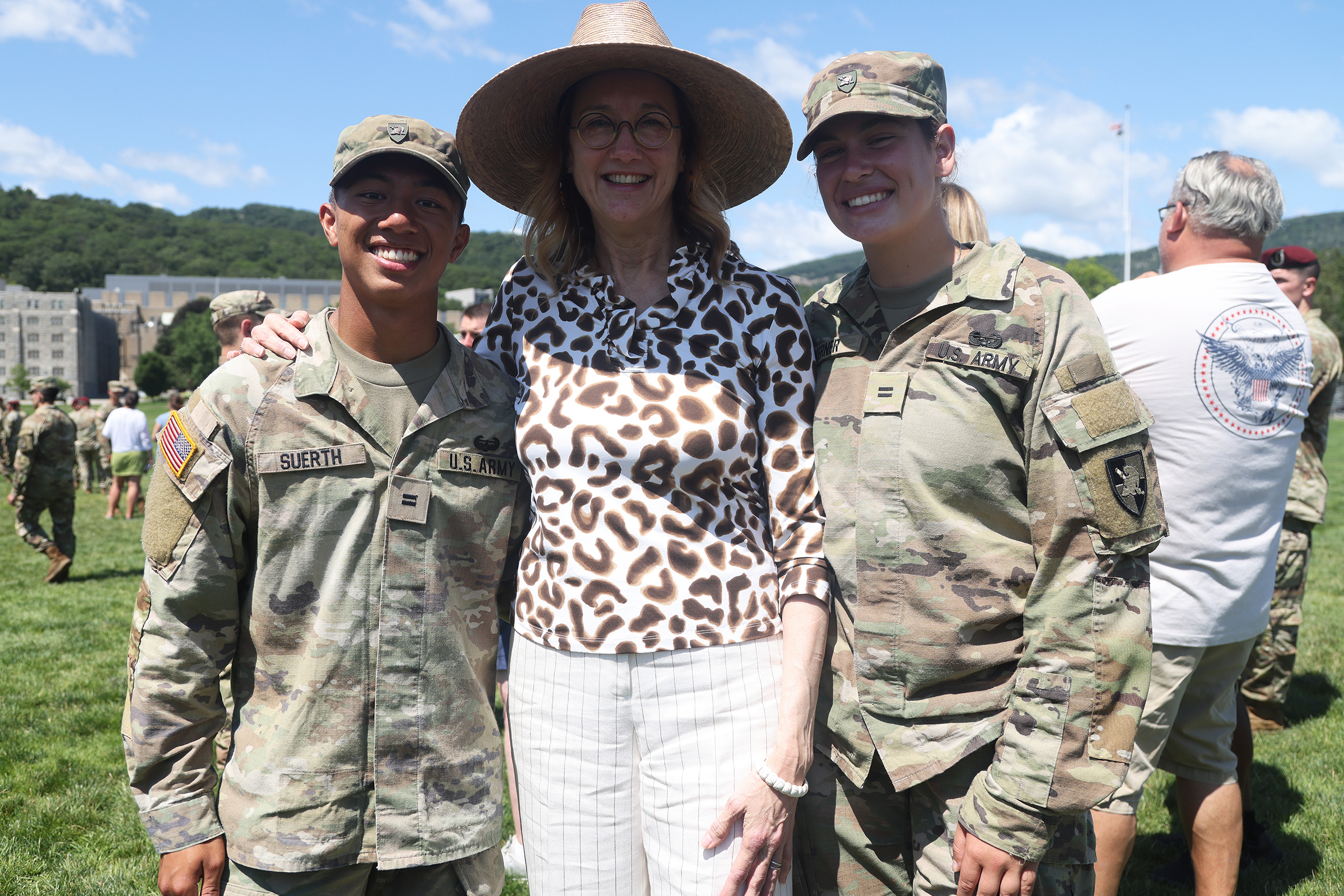 During this summer’s air assault detail, much like the other West Point summer details such as Cadet Field Training, it is named after a graduate who died in the recent era of the Global War on Terrorism. This year’s air assault detail is named Task Force McMahon after Class of 2025 Cadet Dennis Richard “Ricky” McMahon’s dad, Lt. Col. Michael Jerome McMahon, a 1985 U.S. Military Academy graduate, who died in a plane crash in Bamiyan, Afghanistan, in 2004.  McMahon, a Systems and Decision Sciences major, is 