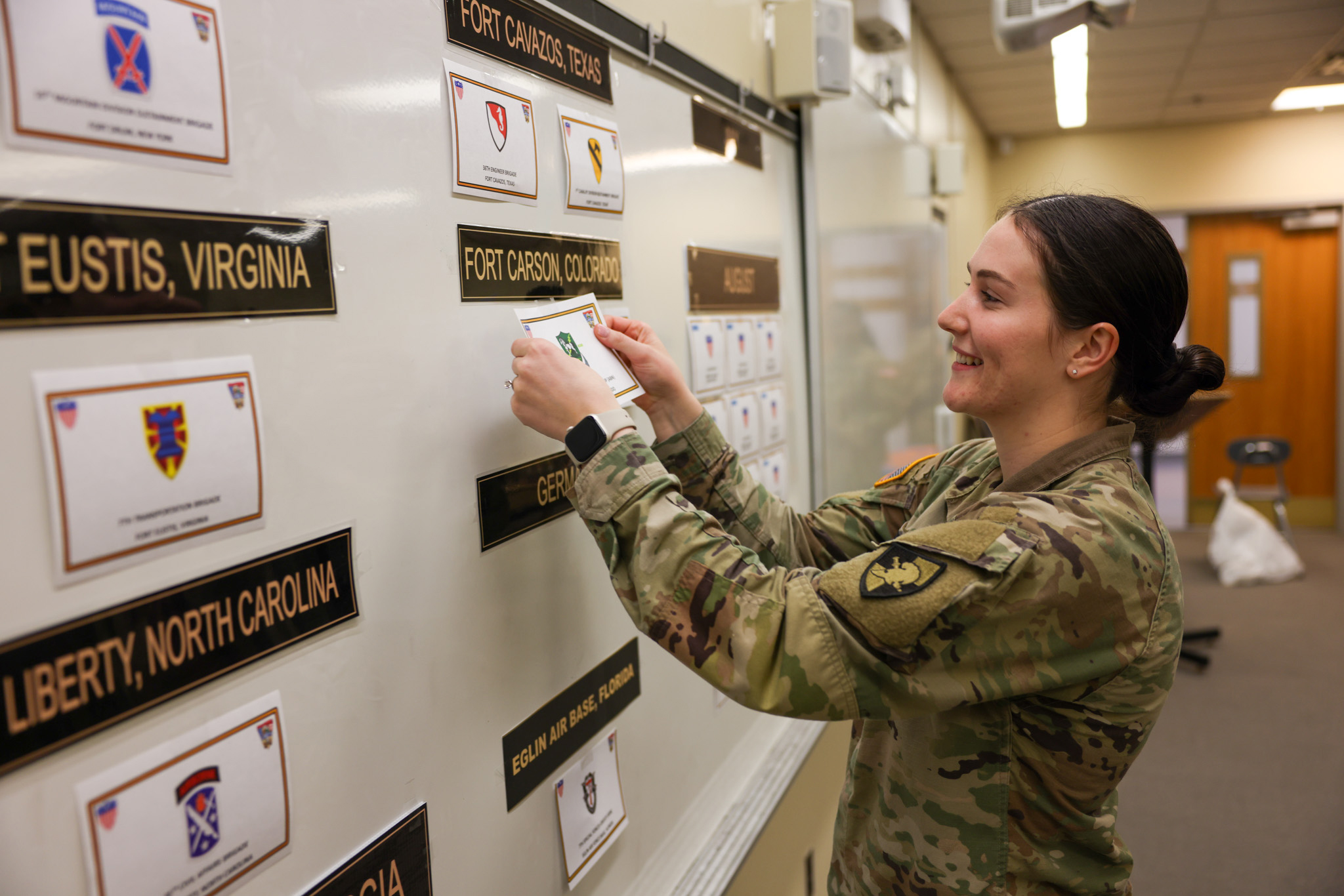 Cadets from the U.S. Military Academy Class of 2024 gathered at various locations to select their first Army duty station during the annual Post Night event on Feb. 28 at West Point.   Post Night is conducted using a draft-style process based on the Cadet Order of Merit list, allowing cadets to select their duty station based on where they rank from highest to lowest on the OML.   Leading up to Post Night, the Department of Military Instruction’s Accessions Division educates cadets about not just the availa