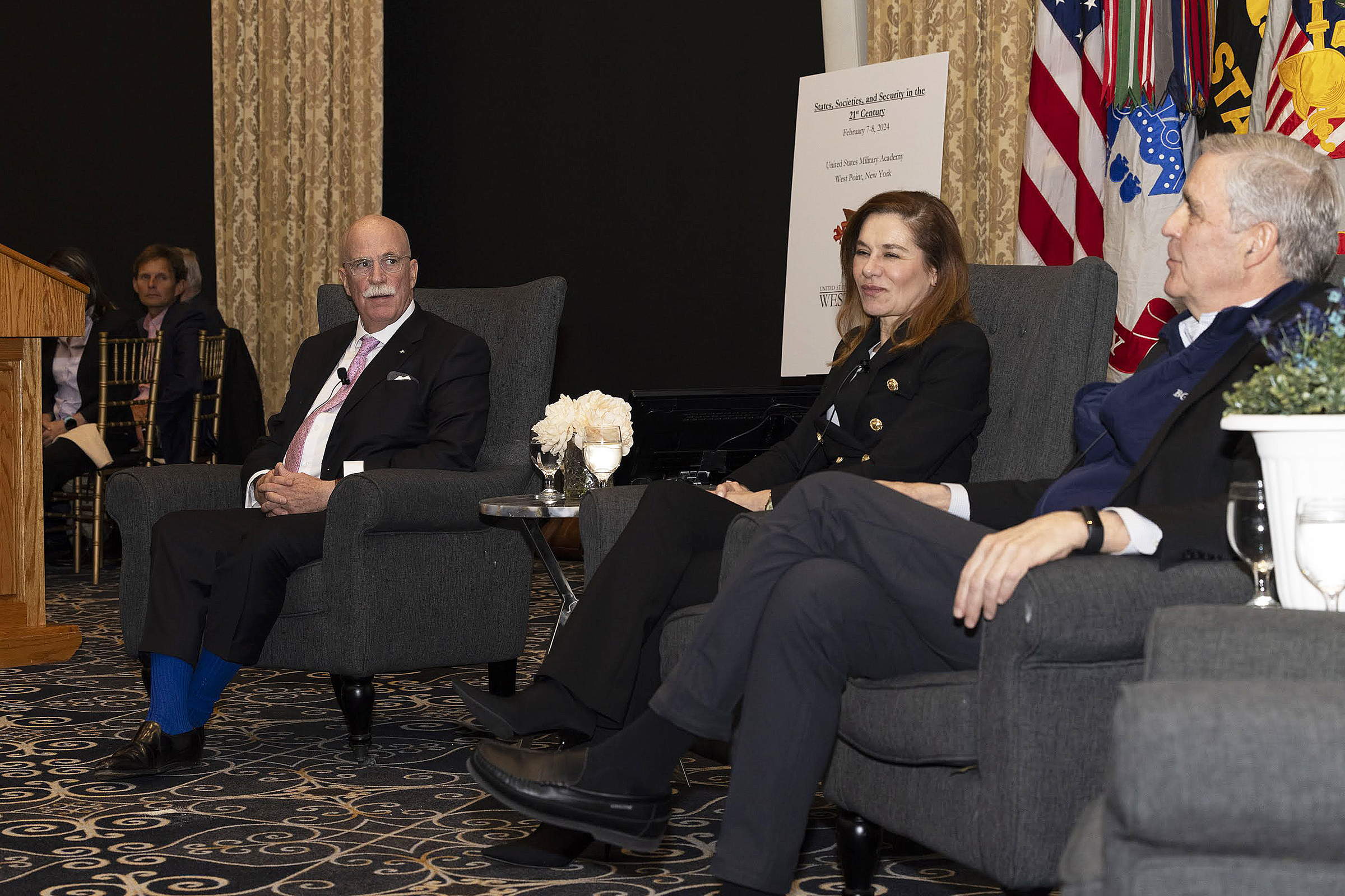 The Department of Social Sciences hosted its third annual International Security Seminar with the theme “States, Societies and Security in the 21st Century,” Feb. 7-8 at various locations at the U.S. Military Academy. The emphasis behind the event is to bring partners and allies together to West Point and discuss dealing with global rivals and deliberate on talking points during panel discussions.  (Photo by Eric S. Bartelt/USMA PAO)