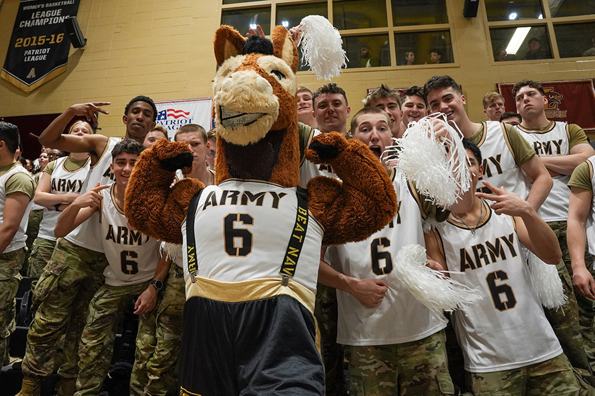 The Army West Point women's basketball team (10-11, 7-4 PL) was victorious in the annual "Star" Series matchup presented by USAA over the Navy Midshipmen (8-14, 4-7 PL), 70-58, at Christl Arena on Feb. 10, marking three straight "Star" Series wins for the Army women's basketball team and Head Coach Missy Traversi.  (Photo by Class of 2026 Andrew Ho) 