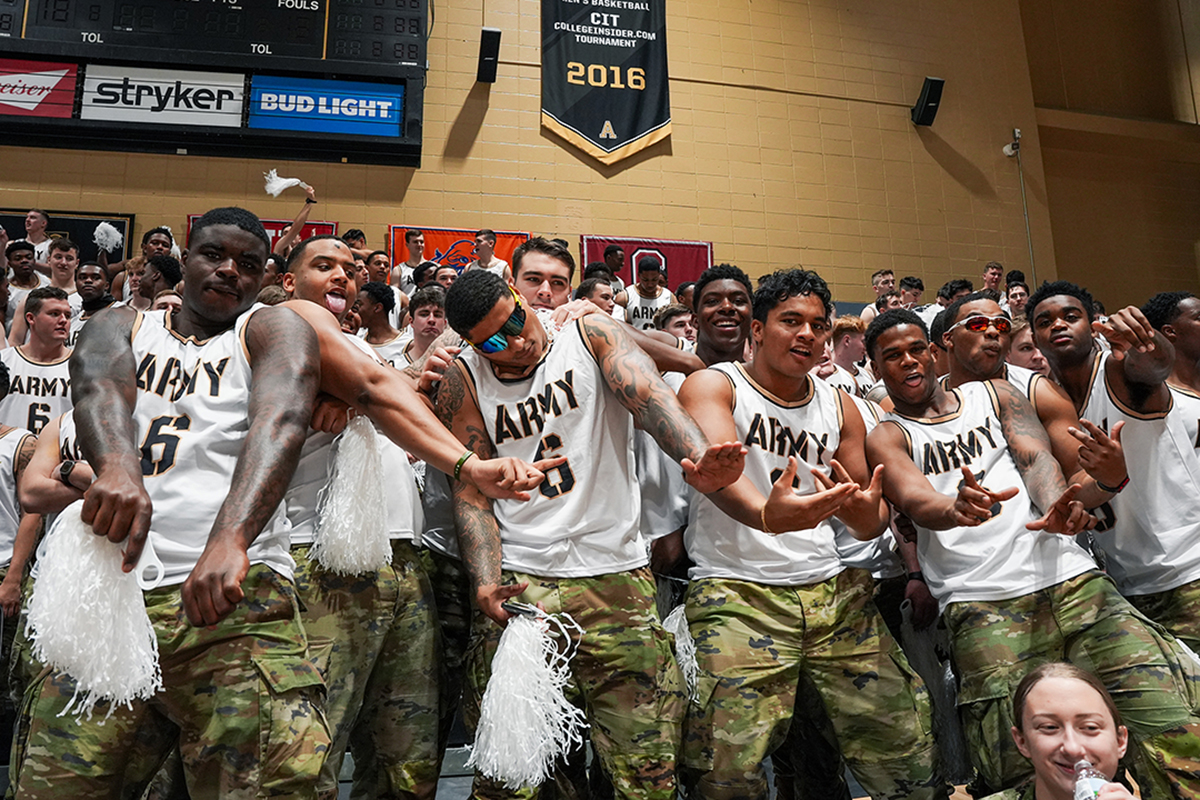The Army West Point women's basketball team (10-11, 7-4 PL) was victorious in the annual "Star" Series matchup presented by USAA over the Navy Midshipmen (8-14, 4-7 PL), 70-58, at Christl Arena on Feb. 10, marking three straight "Star" Series wins for the Army women's basketball team and Head Coach Missy Traversi.  (Photo by Class of 2026 Andrew Ho) 
