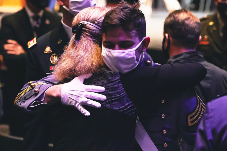 Thirty-five U.S. Military Academy cadets from the Class of 2021 graduated and received diplomas and their commission Dec. 17 at Eisenhower Hall. A handful of members of the USMA Class of 1971 were present to represent the 50-year affiliate class. The Dean of the Academic Board, Brig. Gen. Shane Reeves, handed out the diplomas to each graduate.   (Photos by Delancey Pryor III/PV and Christopher Hennen/USMA PAO)