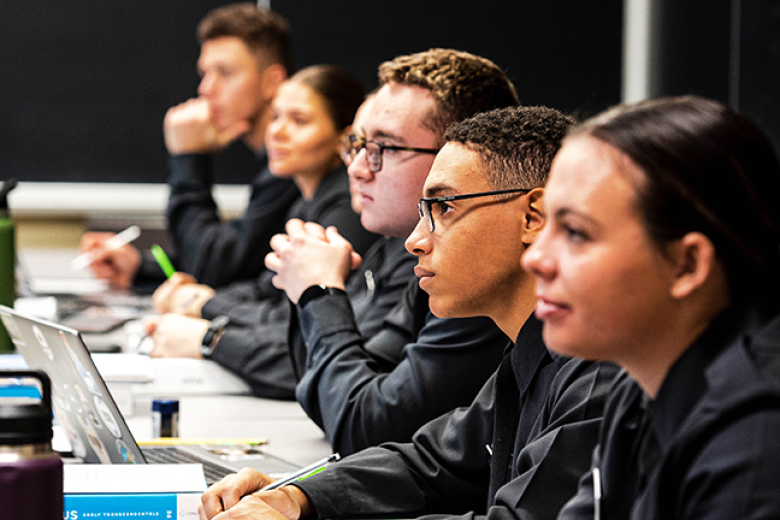 The grind continues again as U.S. Military Academy cadets begin with the first day of classes for the spring semester Tuesday at West Point.   