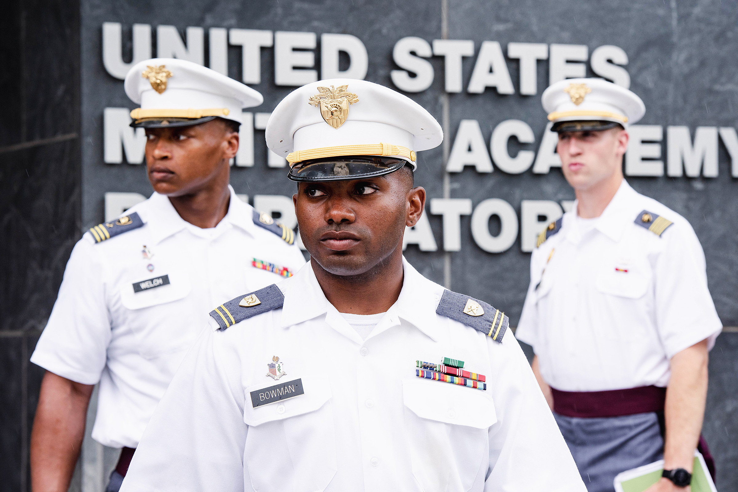 The U.S. Military Academy Preparatory School conducted Cadet Candidate Basic Training Reception Day on July 10 at USMAPS at West Point. Seventy-one cadet cadre will spend the next three weeks working with 237 cadet candidates on building their military skills before the academic year begins in August.      (Photo by Elizabeth Woodruff/USMA PAO)