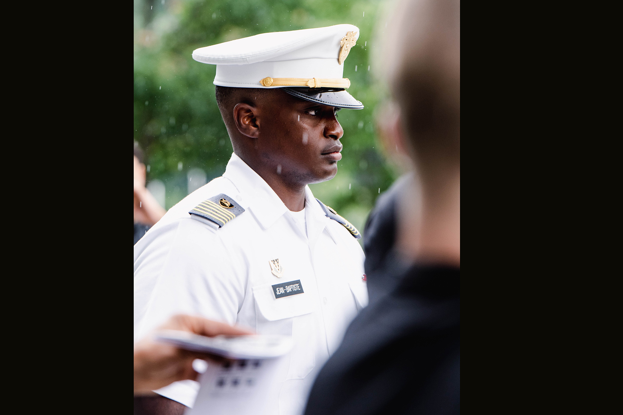 The U.S. Military Academy Preparatory School conducted Cadet Candidate Basic Training Reception Day on July 10 at USMAPS at West Point. Seventy-one cadet cadre will spend the next three weeks working with 237 cadet candidates on building their military skills before the academic year begins in August.      (Photo by Elizabeth Woodruff/USMA PAO)