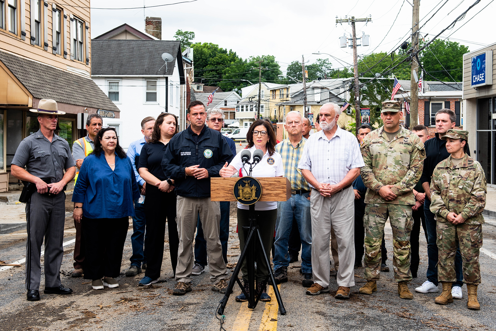 As the U.S. Military Academy at West Point returned to normal operations and the clean-up of the storm from July 9 continues, we remain a strong community working together to ensure that all staff, faculty, cadets and family members within the West Point community are safe.  West Point Fire Department and Emergency Services Division have been instrumental with their support.  Residents affected by flood damage are receiving relocation assistance. Cadet Basic Training for new cadets continues. An assessment 