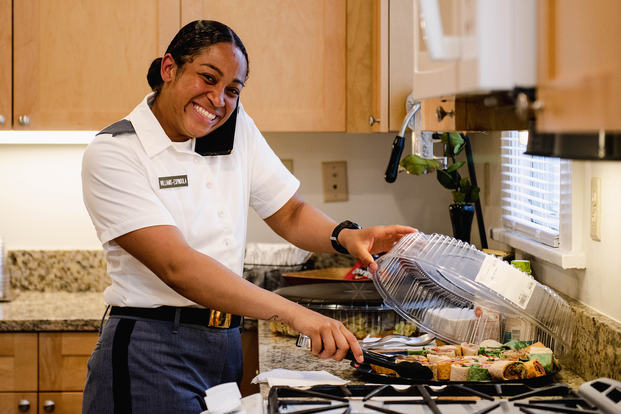 West Point families, faculty, coaches and staff hosted the Class of 2027 for New Cadet Visitation Day, also known as the “Ice Cream Social,” July 16 at the U.S. Military Academy. It was an opportunity for approximately 1,250 new cadets to learn more about their hosts, relax and reconnect with loved ones. (Photo by Elizabeth Woodruff/USMA PAO)