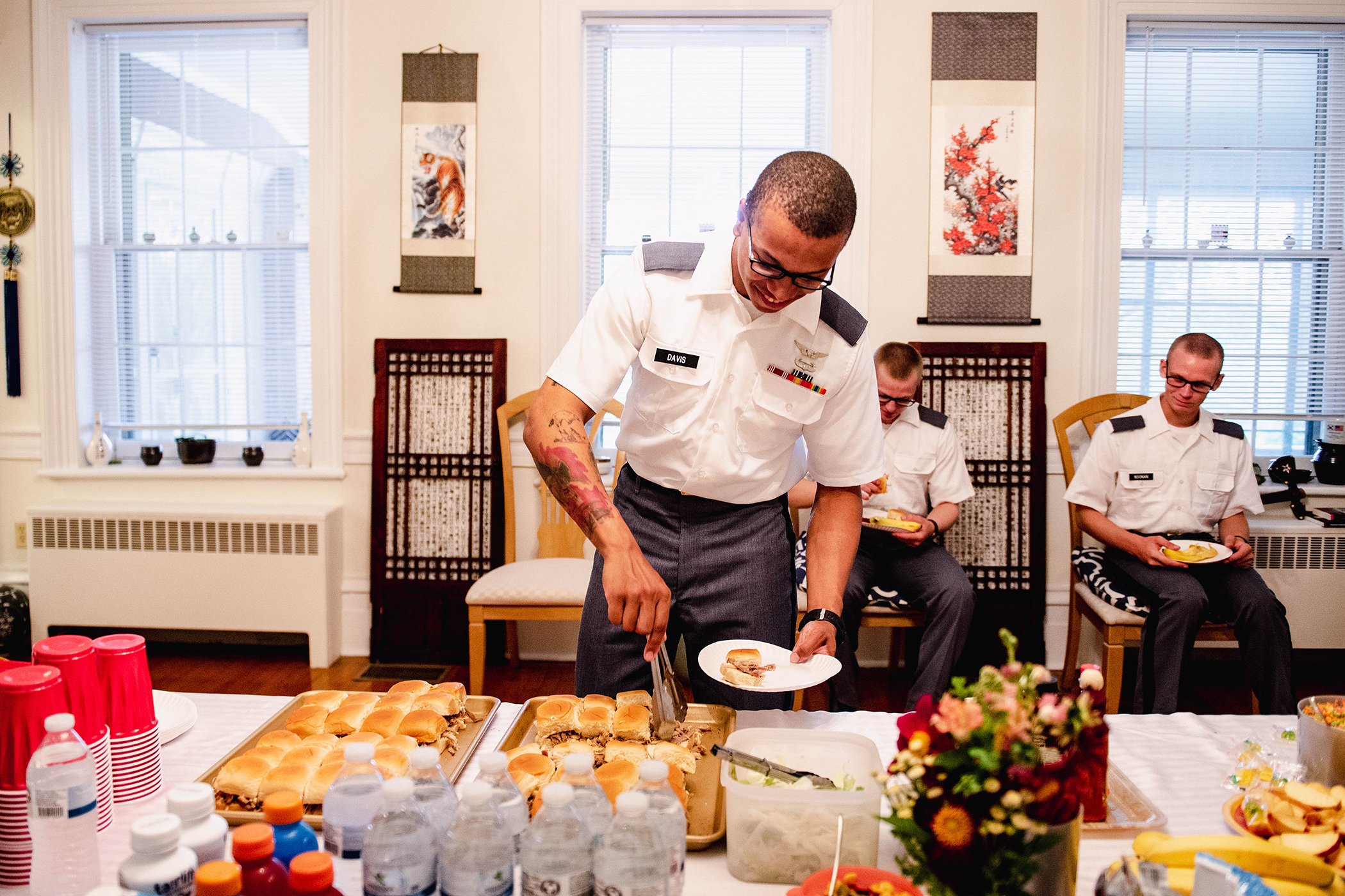 West Point families, faculty, coaches and staff hosted the Class of 2027 for New Cadet Visitation Day, also known as the “Ice Cream Social,” July 16 at the U.S. Military Academy. It was an opportunity for approximately 1,250 new cadets to learn more about their hosts, relax and reconnect with loved ones. (Photo by Elizabeth Woodruff/USMA PAO)