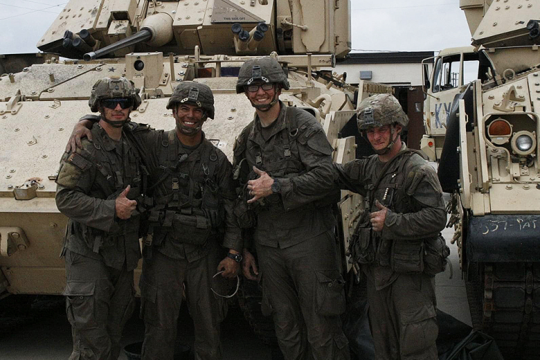 Class of 2022 cadets Bobby Kirkland (right) and Cody Quelland (left) successfully completed a Cavalry Spur Ride while attending Cadet Troop Leader Training with 1st Battalion, 5th Regiment, 1st Cavalry Division at Fort Hood, Texas. (Left and below) The Cavalry Spur Ride is an event where new cavalry troopers demonstrate their proficiency, discipline and professionalism by completing numerous events over multiple days. Throughout the 36-hour Spur Ride, these cadets completed events such as physical fitness