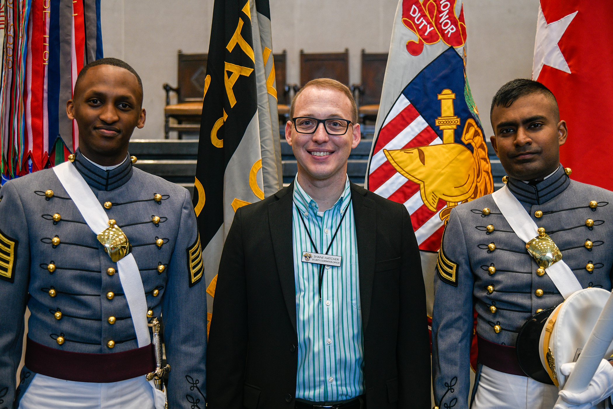 The U.S. Military Academy held a June Graduation and Commissioning Ceremony for three members of Class of 2023 at Crest Hall June 16 at West Point.  (Photo by SFC Luisito Brooks/USMA PAO)