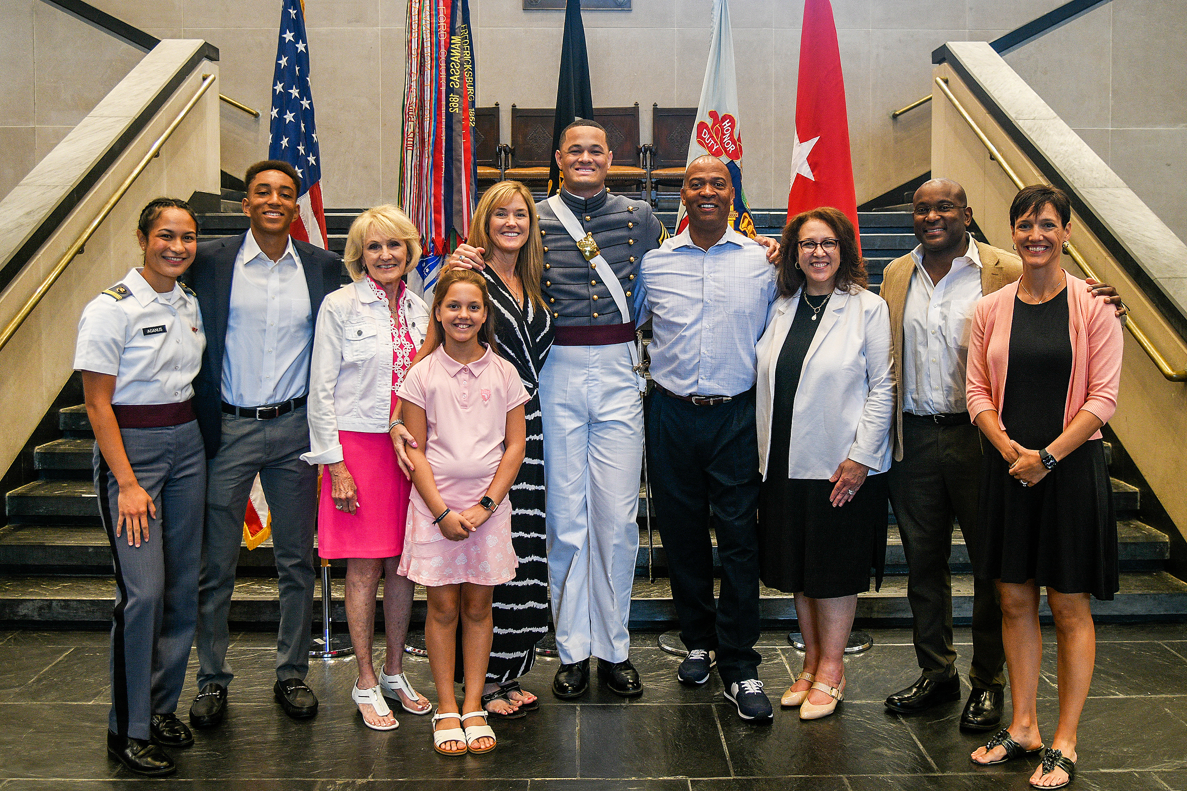 The U.S. Military Academy held a June Graduation and Commissioning Ceremony for three members of Class of 2023 at Crest Hall June 16 at West Point.  (Photo by SFC Luisito Brooks/USMA PAO)