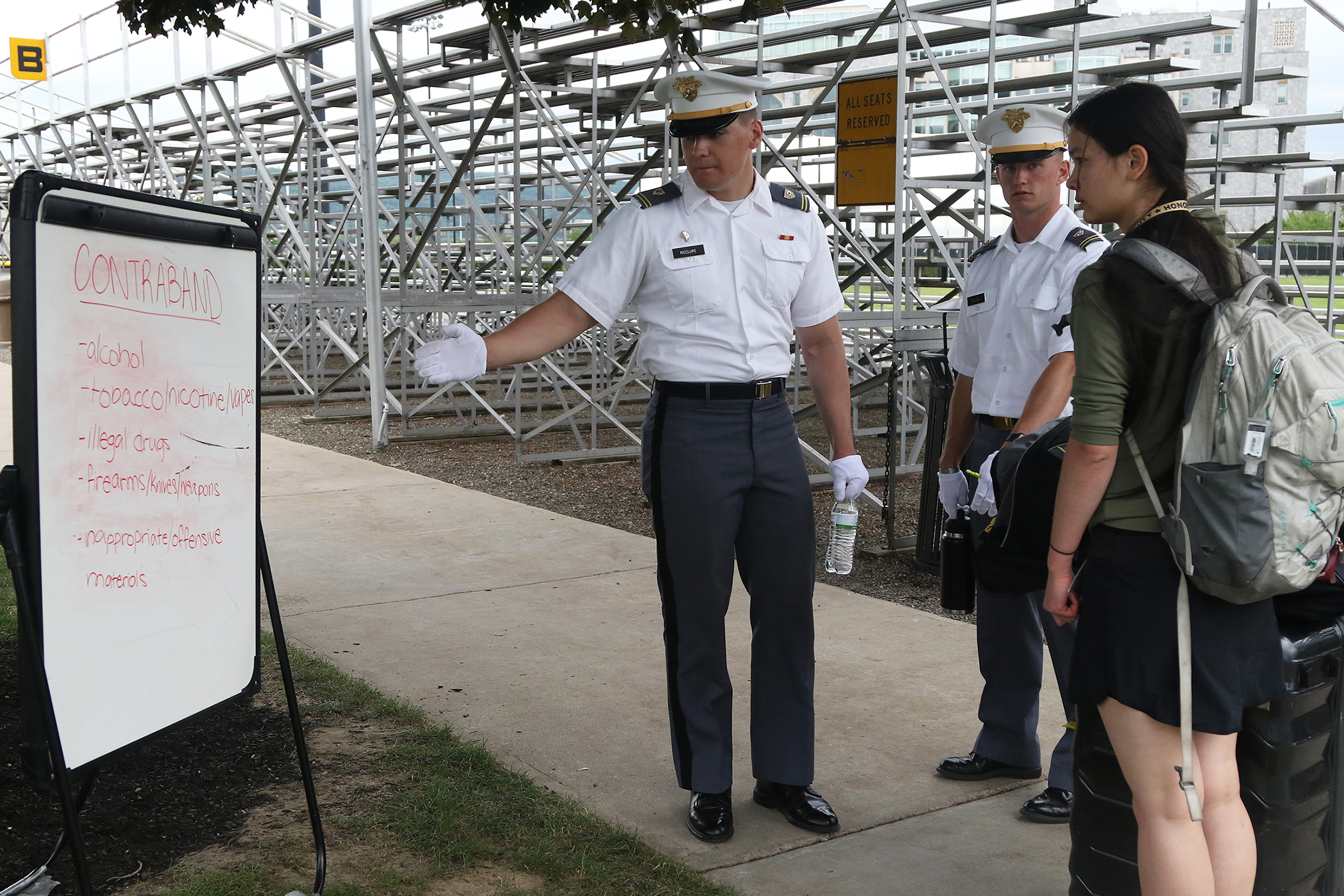The West Point Summer Leaders Experience began June 3 for approximately 500 rising high school seniors. SLE is a weeklong program that immerses potential cadet candidates into the academic, military, physical training and social life of West Point cadets.   (Photo by Eric S. Bartelt/PV)