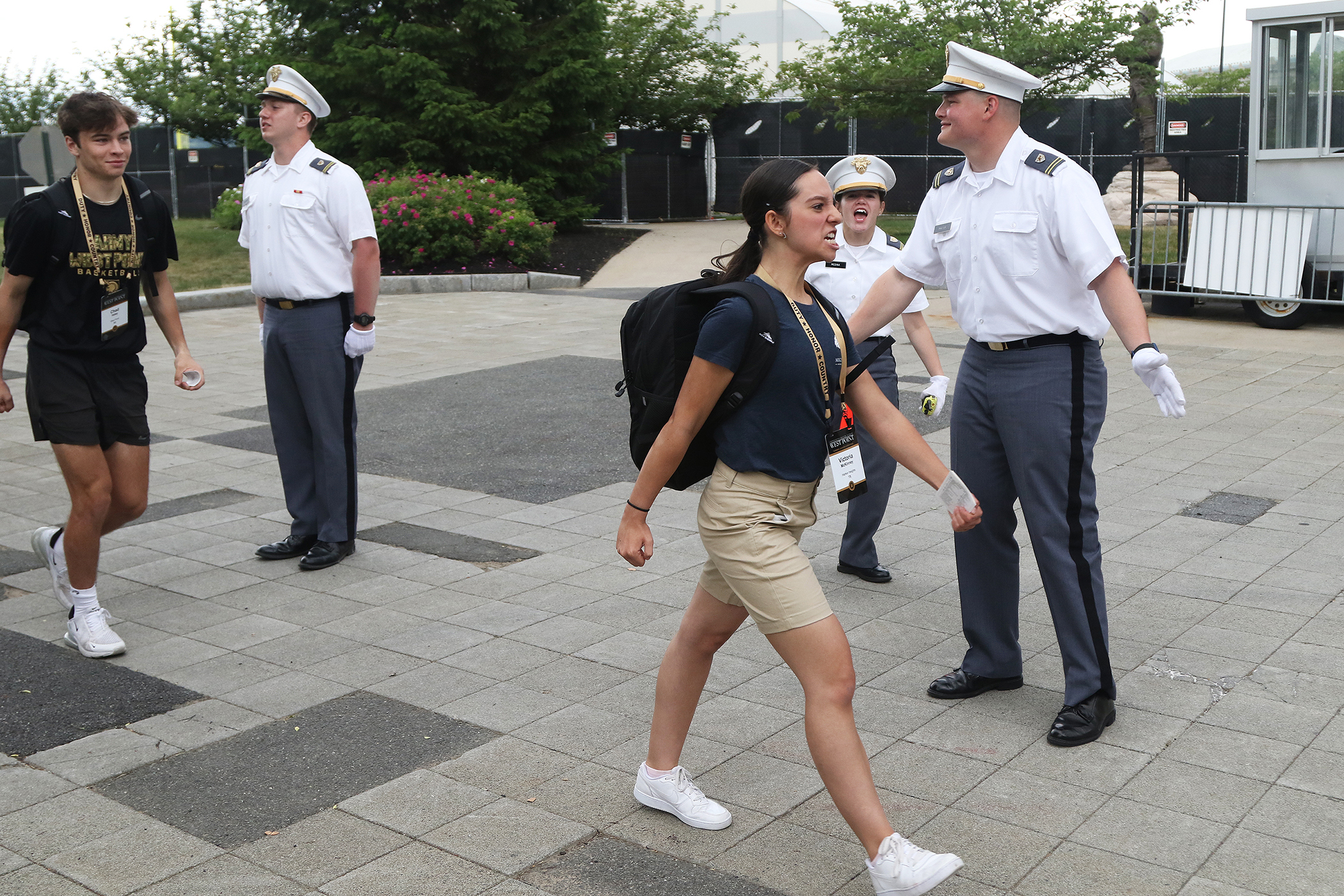 The West Point Summer Leaders Experience began June 3 for approximately 500 rising high school seniors. SLE is a weeklong program that immerses potential cadet candidates into the academic, military, physical training and social life of West Point cadets.   (Photo by Eric S. Bartelt/PV)