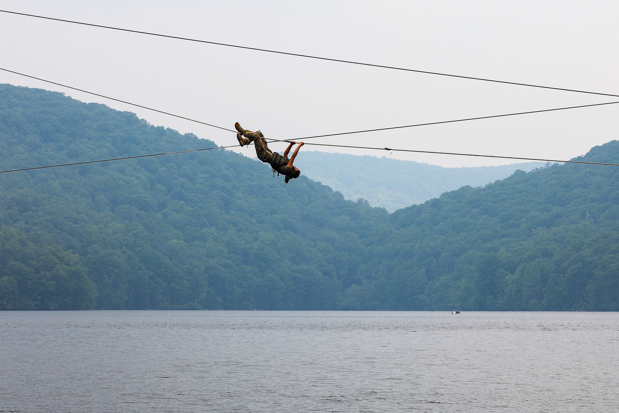 Paratroopers assigned to the task force, from the 1st Brigade Combat Team, 82nd Airborne Division, arrived recently to spend the summer at Camp Natural Bridge, a training area at the U.S. Military Academy, to assist with Cadet Summer Training (CST) 2023. CST is about 12 weeks’ worth of summer training that develops the cadets by giving them the opportunity to train under the guidance of upper-class cadets with the visiting Army units facilitating the initial training of those cadets. The task force also 