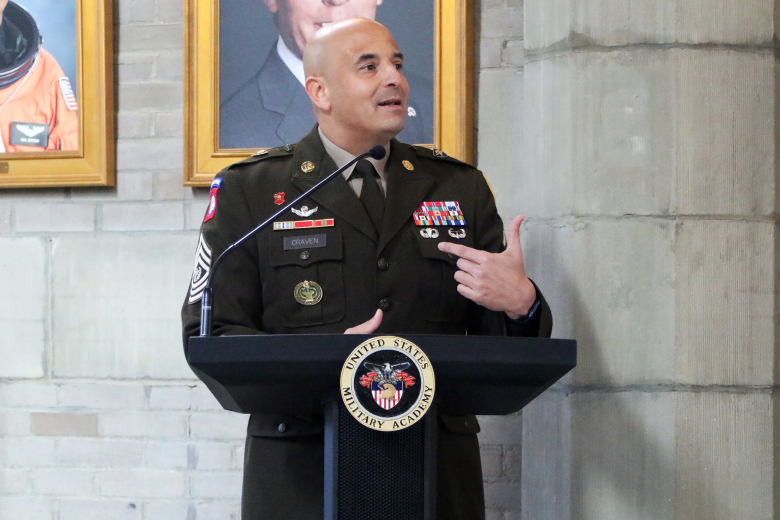 Twenty-three noncommissioned officers graduated from the eighth cohort of the Benavidez Leader Development Program (BLDP) during a ceremony Feb. 24 in the Thayer Award Room at West Point. The class’s graduates were assembled from several West Point organizations to include the West Point staff, Brigade Tactical Department (BTD/U.S. Corps of Cadets), West Point Band, USMA Public Affairs, West Point Military Police, the USMA Preparatory School and other organizations outside of the academy to include to U.S. 