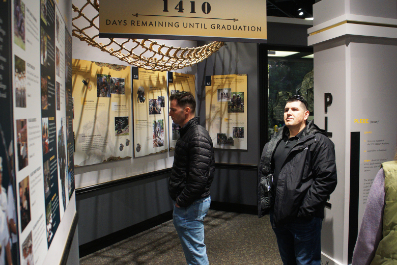 About 40 noncommissioned officers and officers from 2nd Battalion, 315th Brigade Engineer Battalion “Shogun” from Fort Dix, N.J., toured the U.S. Military Academy March 30 as part of a unique professional development staff ride opportunity and to build an esprit de corps among the unit members.    