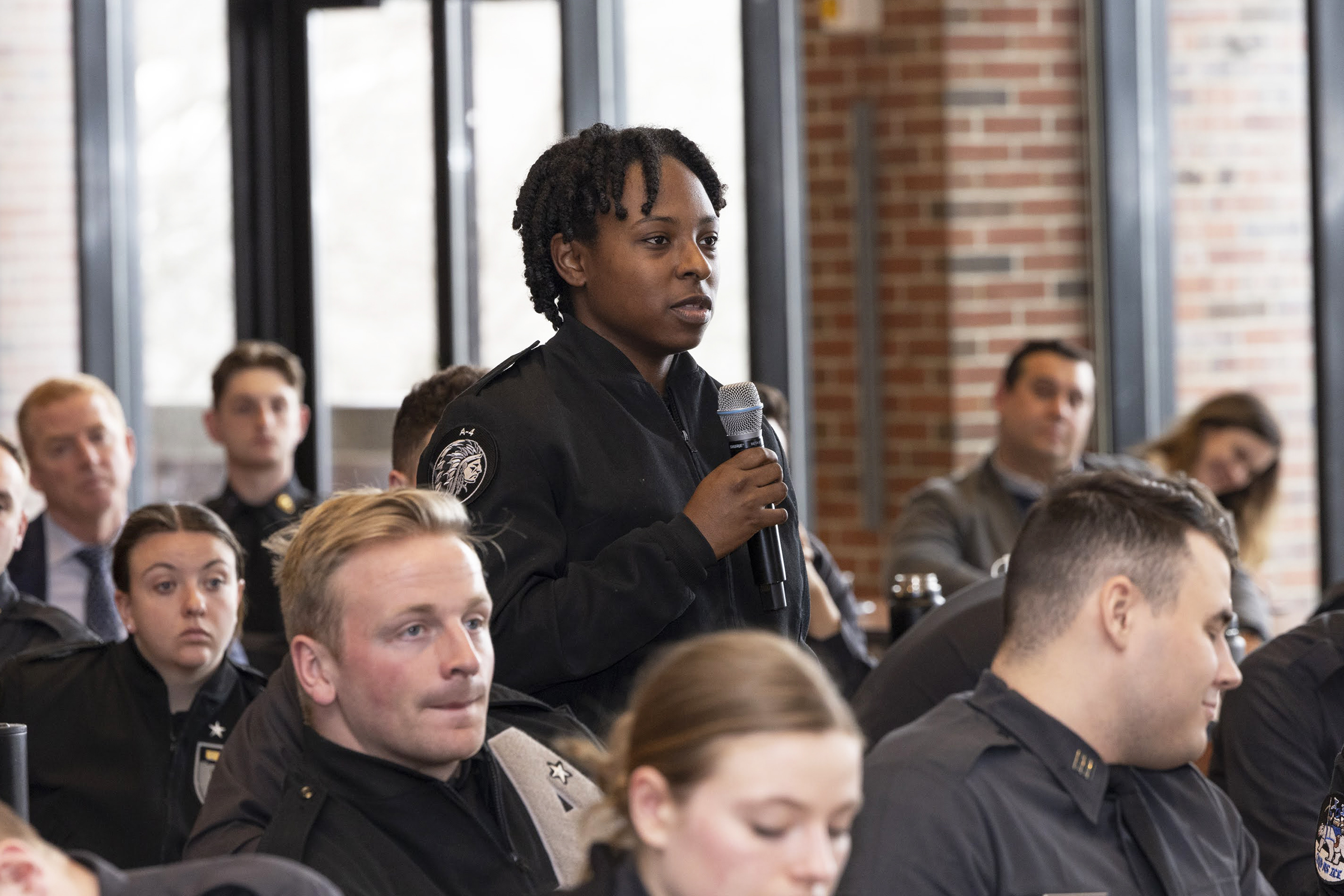 More than 100 cadets participated in the Student Workshop on Civil-Military Operations (CMO) on March 4 at the Riverside Cafe at Eisenhower Hall. The workshop was created as a venue for student development and learning within the realm of CMO. It is an opportunity yo bring together leading scholars and practitioners on the topics of CMO to debate and discuss recent developments that will contribute to the cadets expansive learning experience before becoming leaders of character. The workshop, sponsored by t