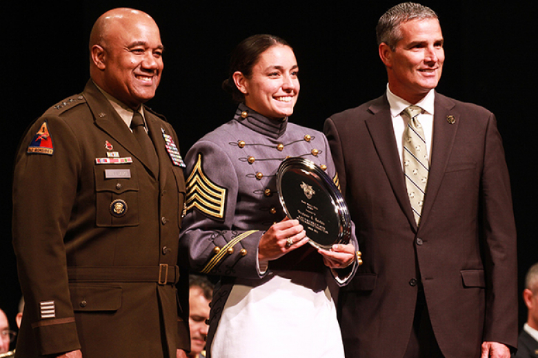 Staff, faculty and cadets gathered at Eisenhower Hall to celebrate the achievements of cadets during the Awards Convocation and Superintendent's Awards for Excellence and Achievement and Distinguished Cadet Awards Ceremony on May 19 at the U.S. Military Academy. From the 306th Infantry Award for Excellence in Men's Physical Fitness to the Maj. Gen. Francis Vinton Greene Memorial Award for the Highest Class Standing, staff and faculty extended a hearty congratulations to all cadets receiving awards for their