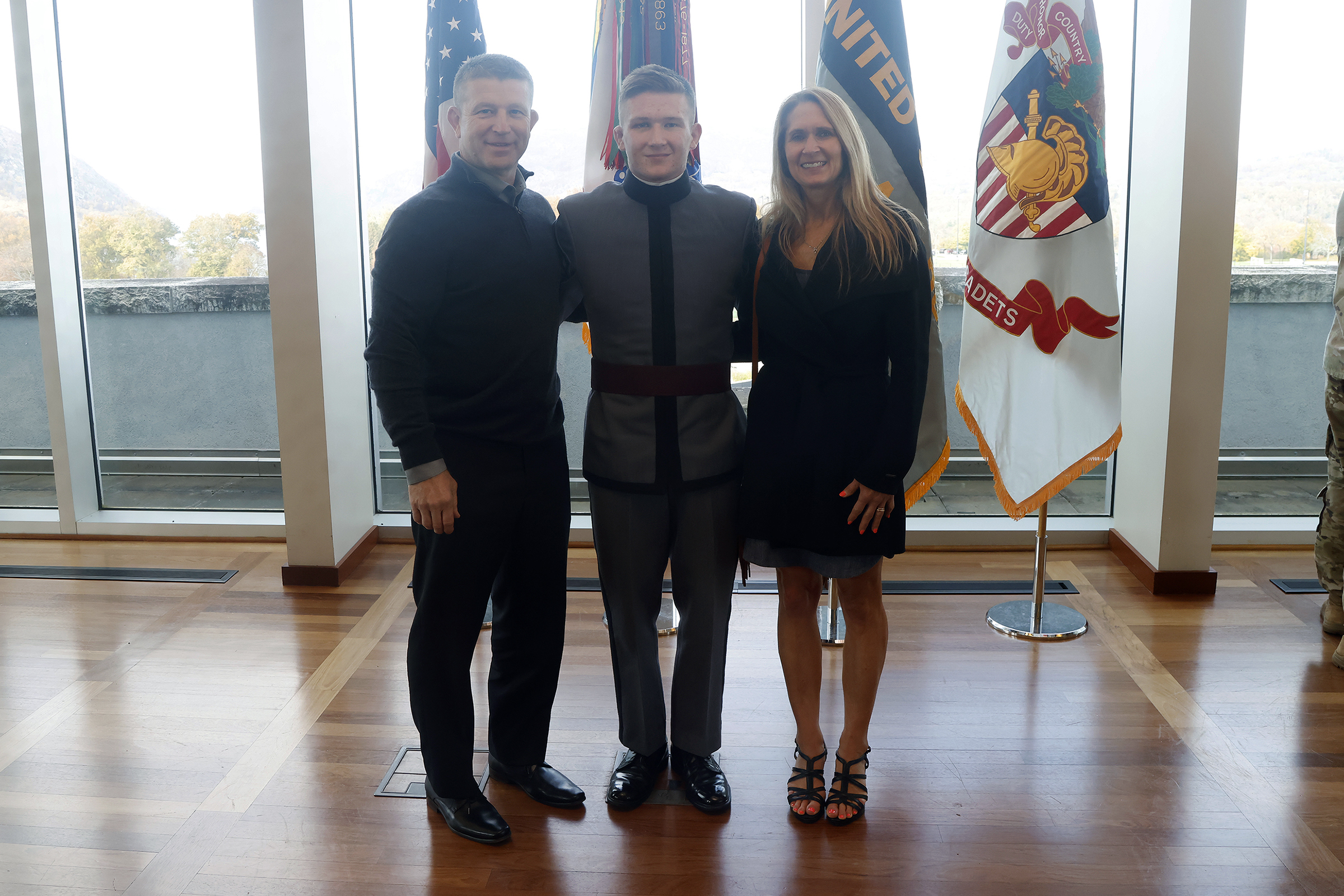 The Department of Physical Education hosted the 12th annual Lt. Gen. Harold “Hal” G. Moore Warrior Athlete of Excellence Award Nov. 9 in the Haig Room at Jefferson Hall. This year’s recipients of the award were Class of 2024 Cadets Tanner Craig and Megan Nkamwa. Craig competes with the Army West Point wrestling team and Nkamwa participates with the Army West Point boxing team. The award recognizes one male and one female first-class cadet each year.