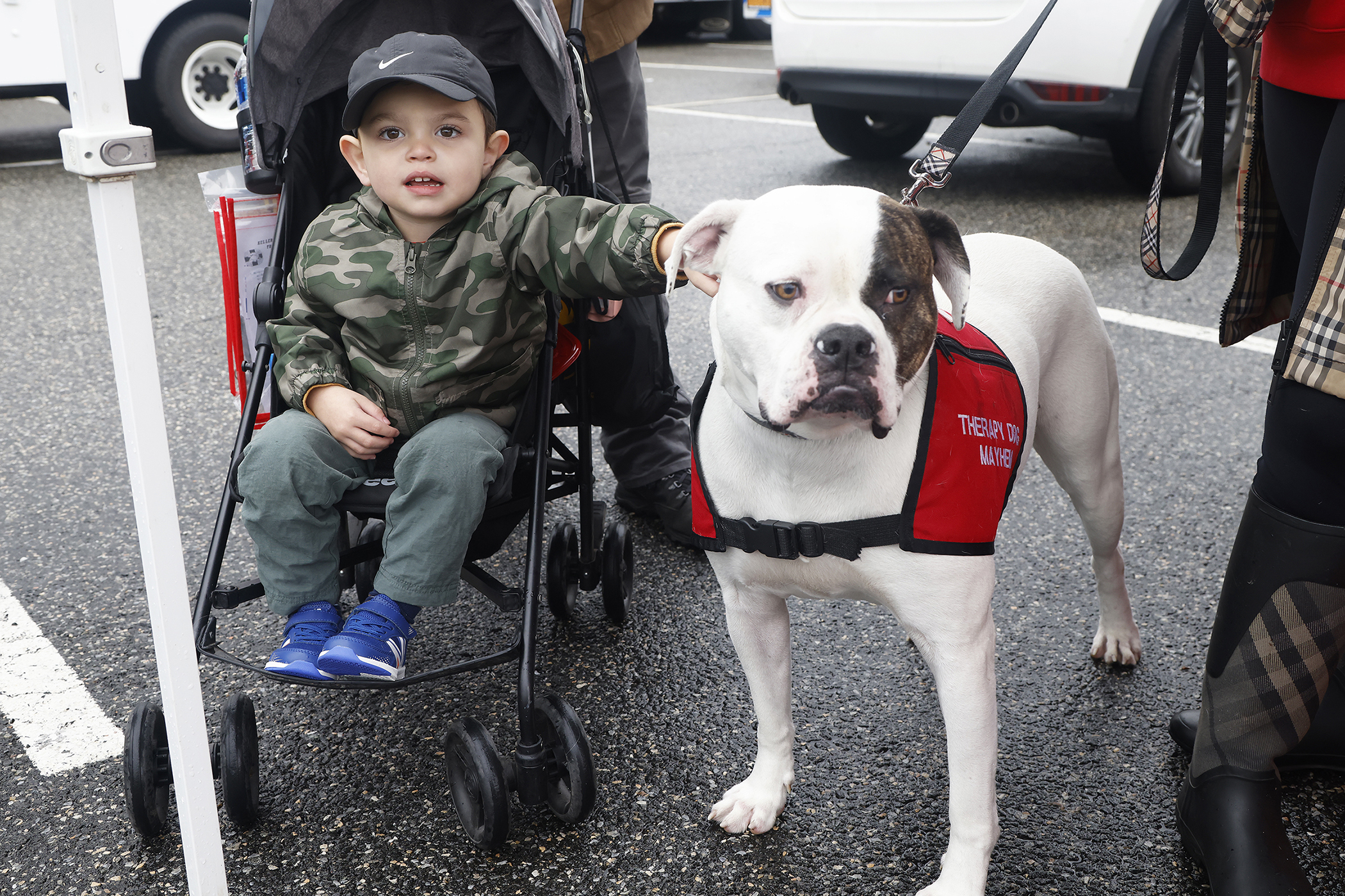 A few hundred West Point community members braved the chilly, inclement weather as the Directorate of Plans, Training, Mobilization and Security hosted the annual Emergency Preparedness Fair Sept. 30 at the West Point Post Exchange parking lot.   (Photo by Eric S. Bartelt/PV)